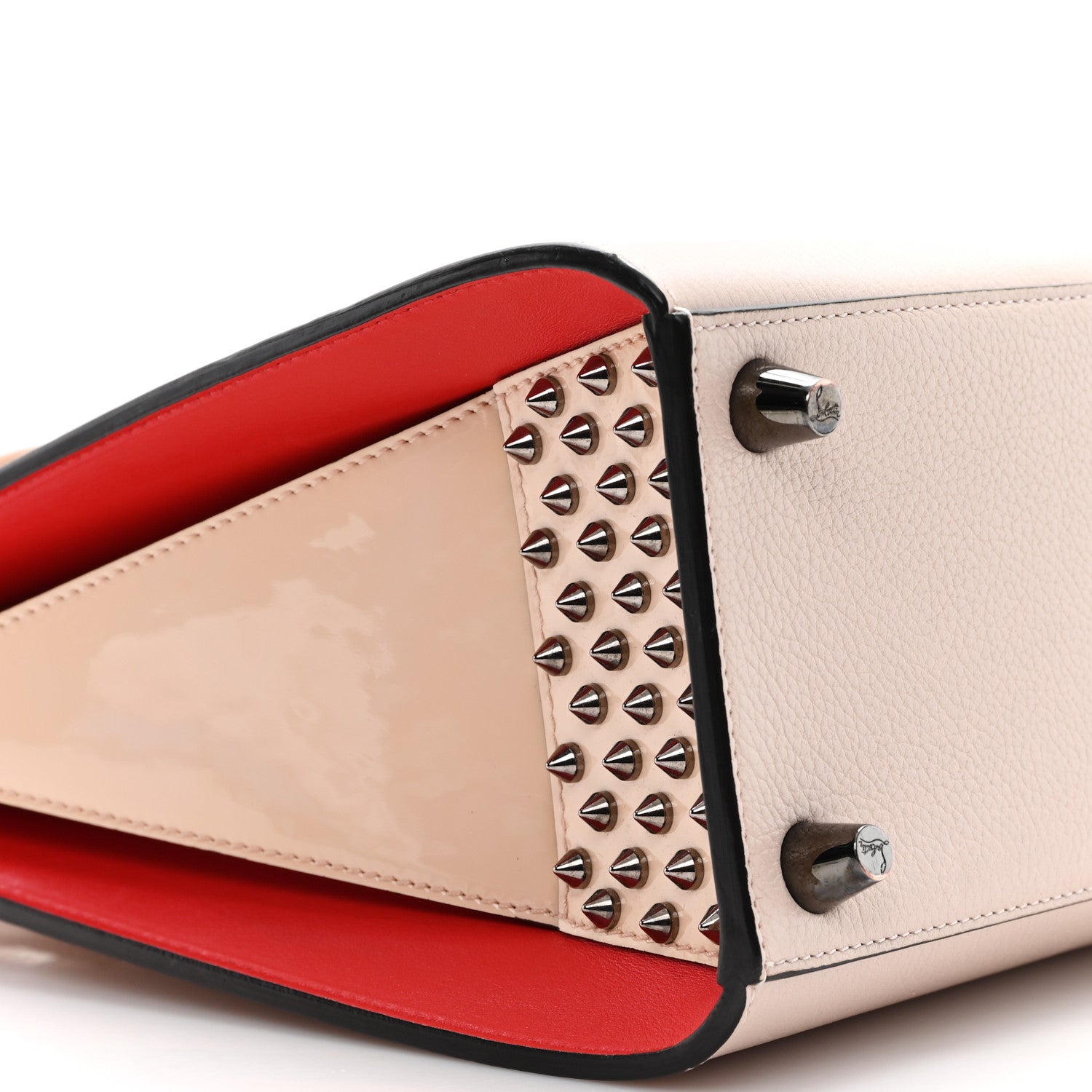 Christian Louboutin Calfskin Studded Small Paloma Ballerina 8 of 11