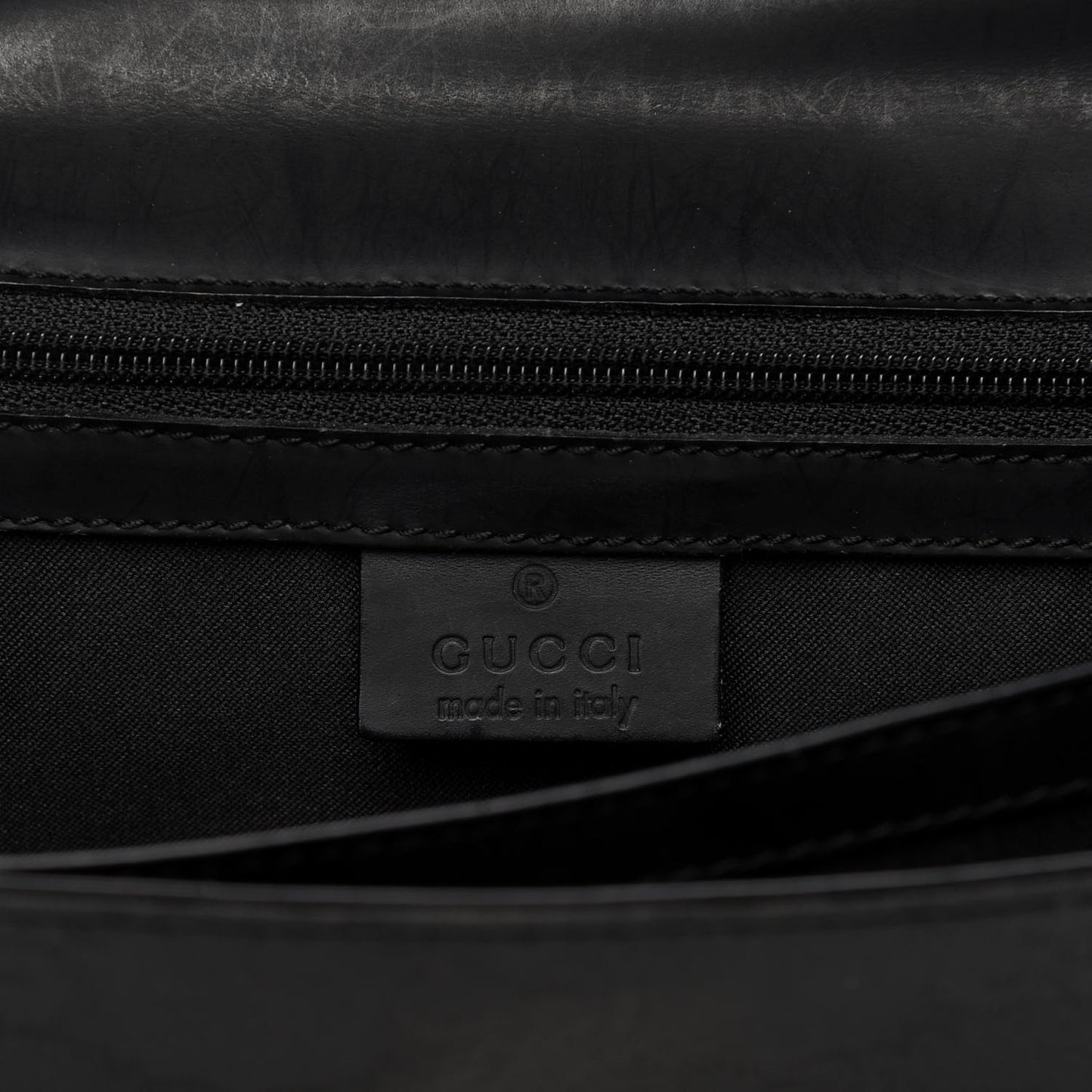 Monogram Wristlet Clutch Black