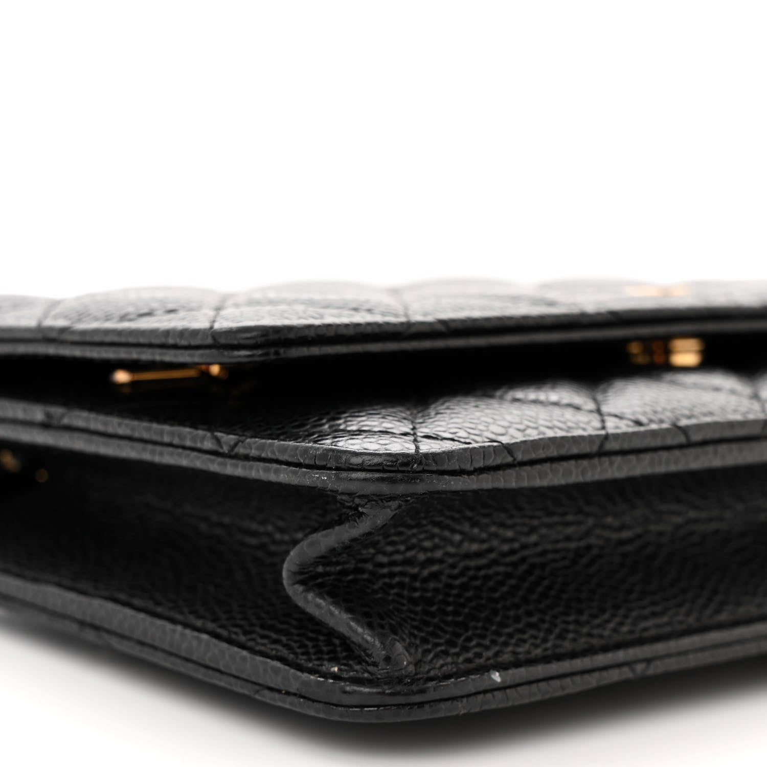 Chanel Caviar Quilted Wallet on Chain WOC Black 10 of 11