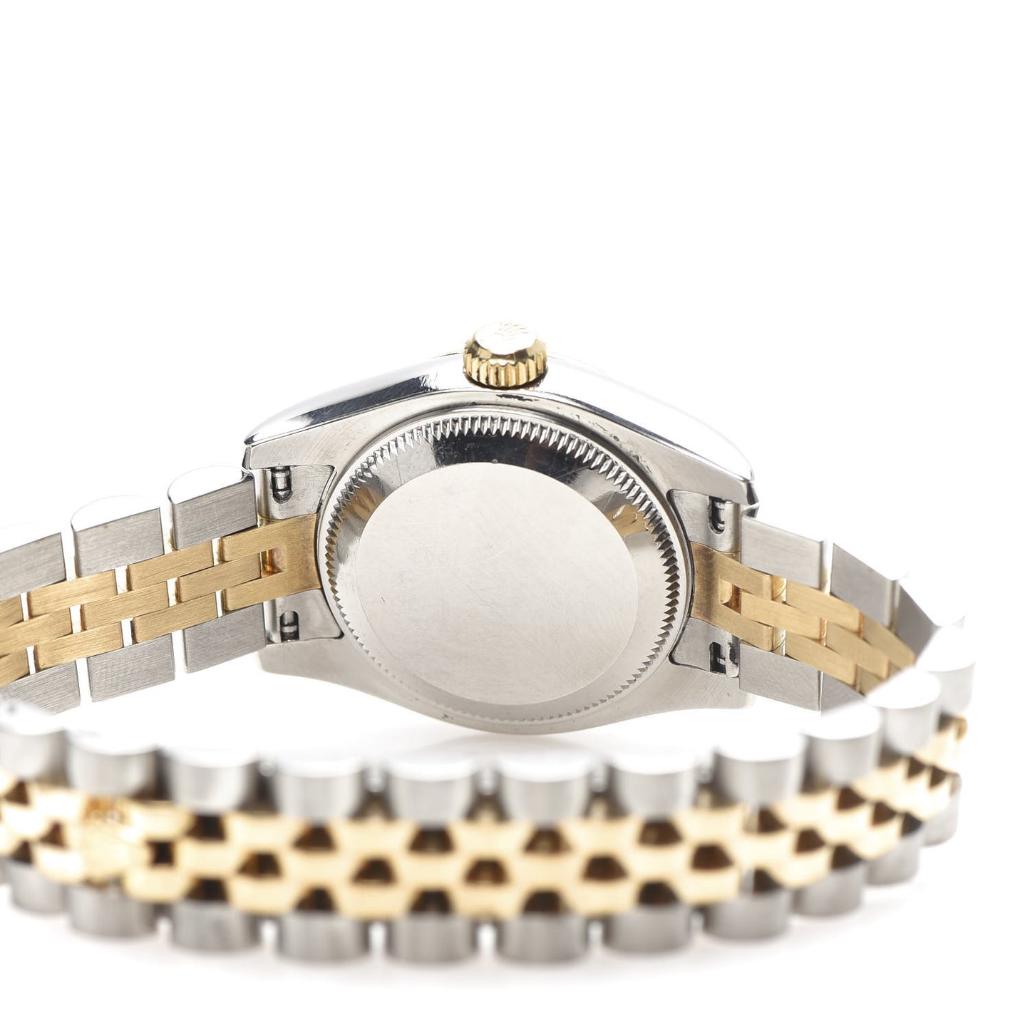 Stainless Steel 18K Yellow Gold Diamond Meteorite 26mm Oyster Perpetual Datejust Watch 179173