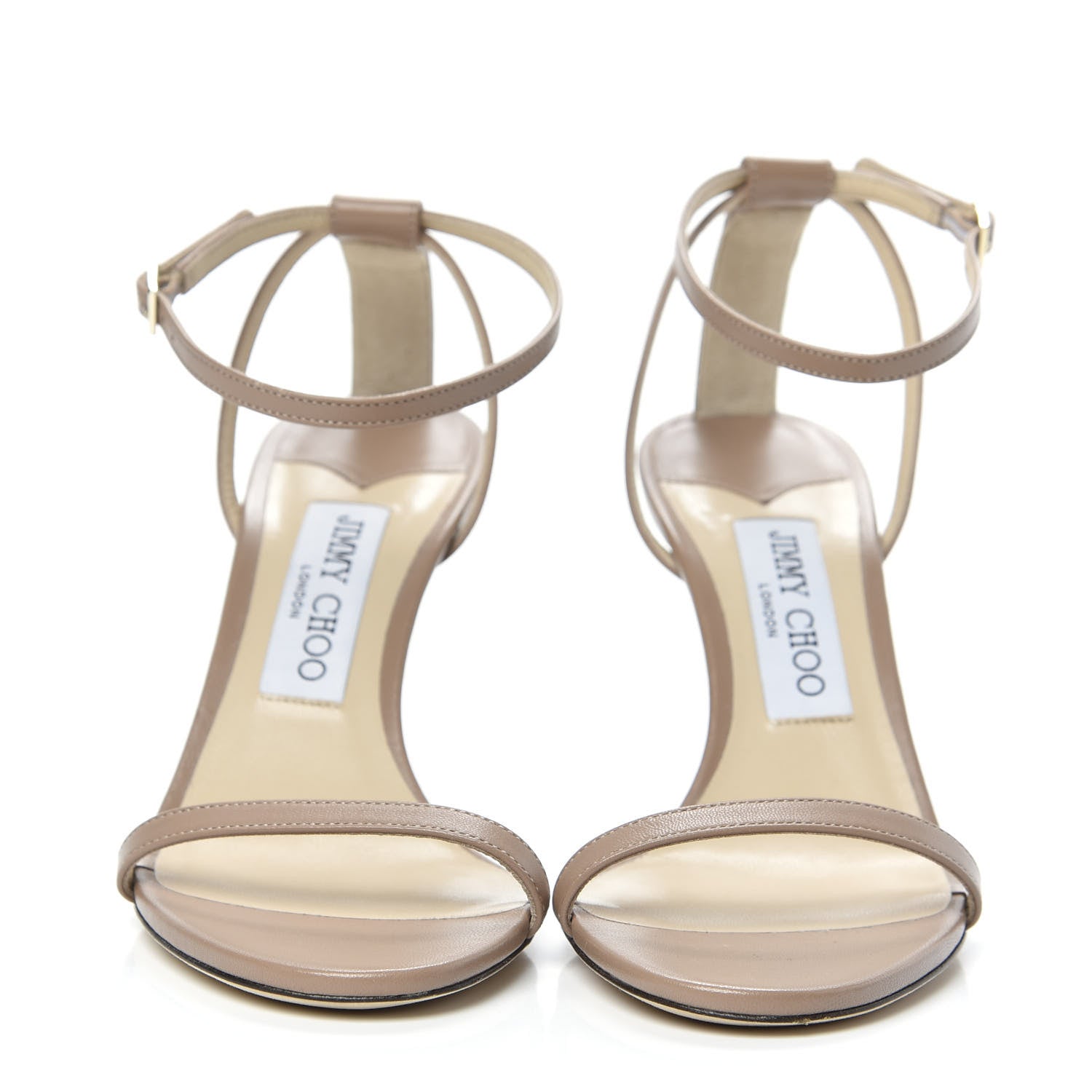 Jimmy Choo Kid Minny 85 Sandals 37 Ballet Pink 2 of 7