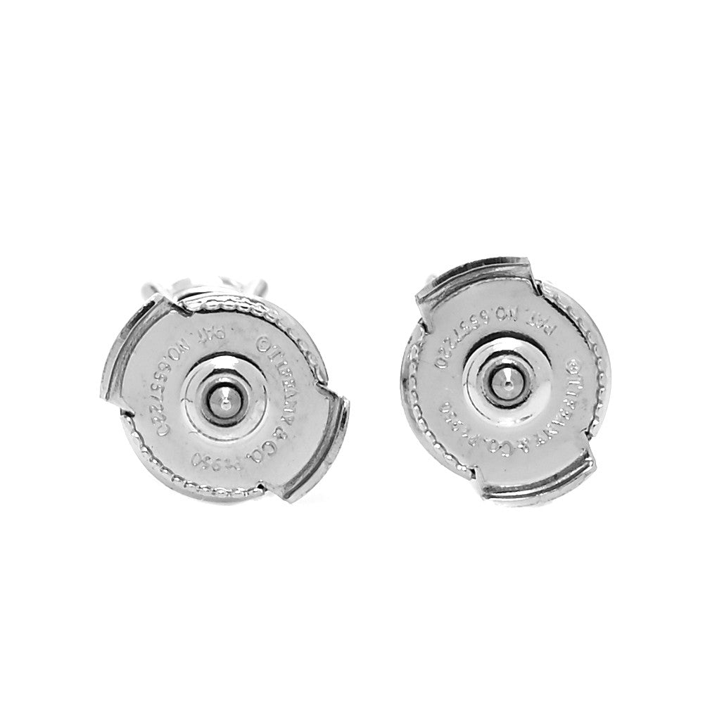 Platinum Diamond .80ctw Solitaire Earrings