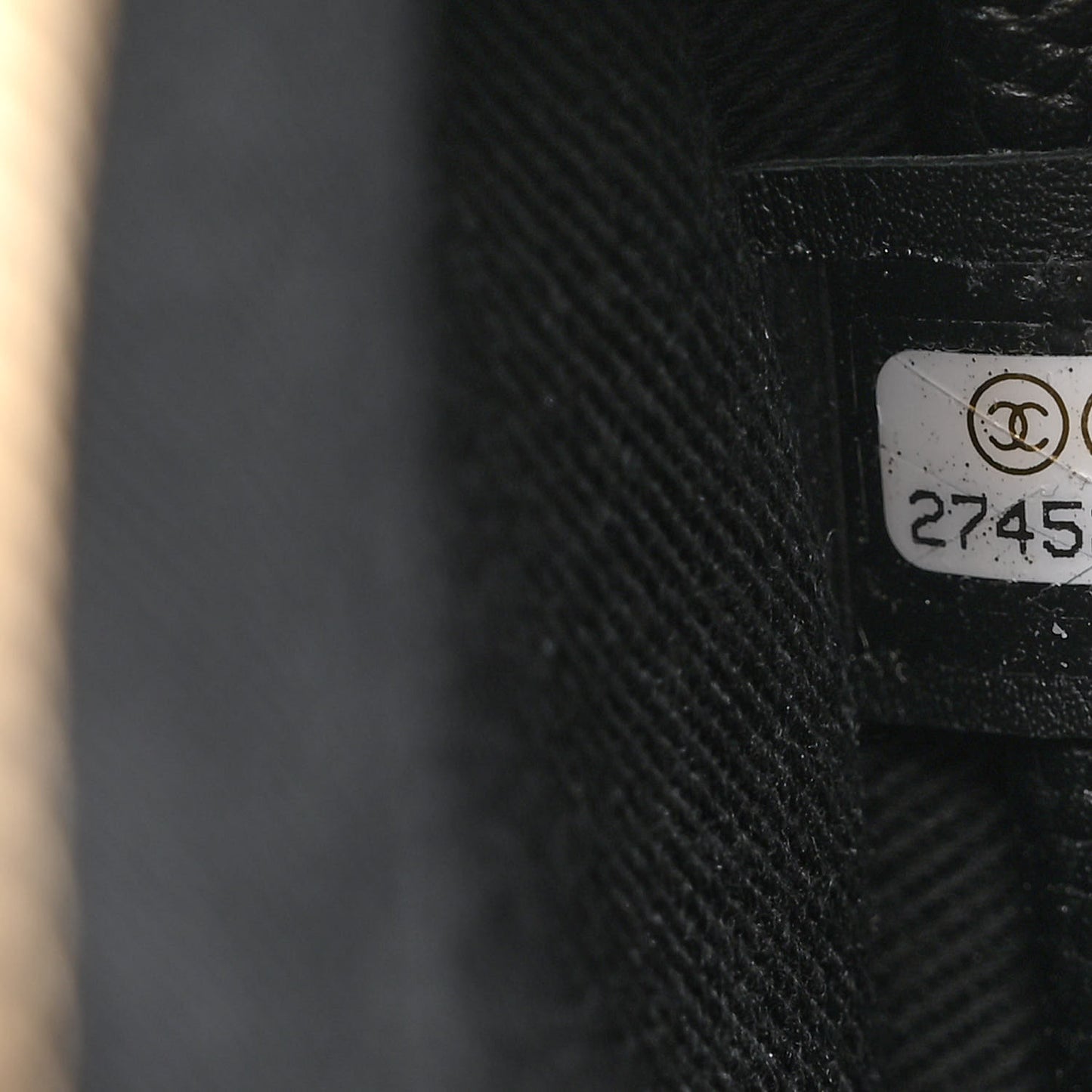 Caviar Stitched Waist Bag Black