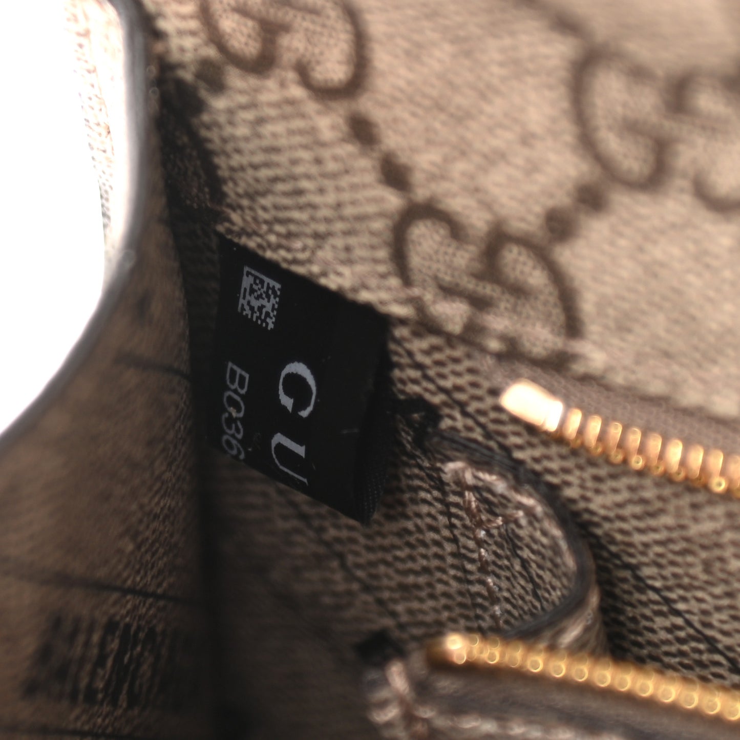 X GUCCI GG Supreme Monogram Small Hourglass Top Handle Bag Beige Ebony