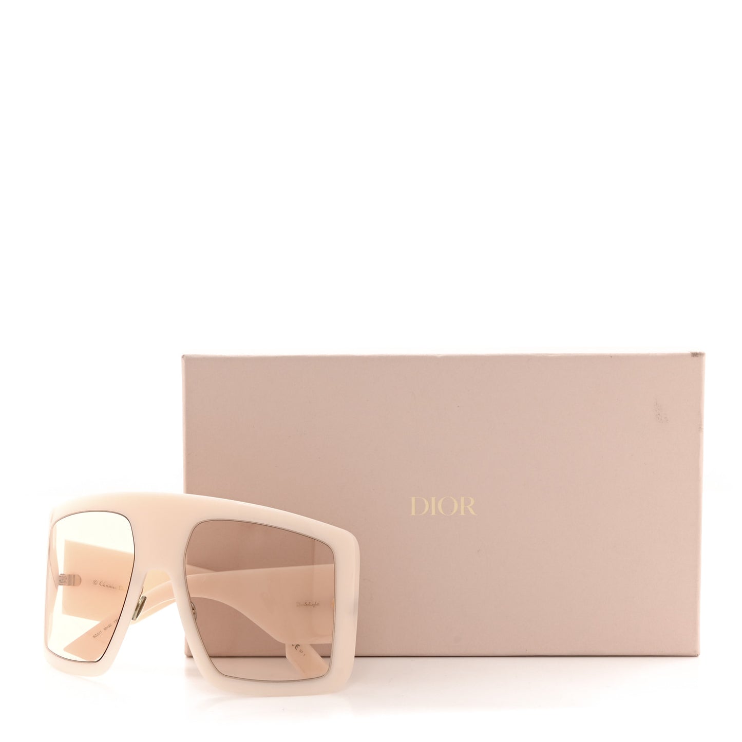 Acetate DiorSo Light 1 Shield Sunglasses Ivory