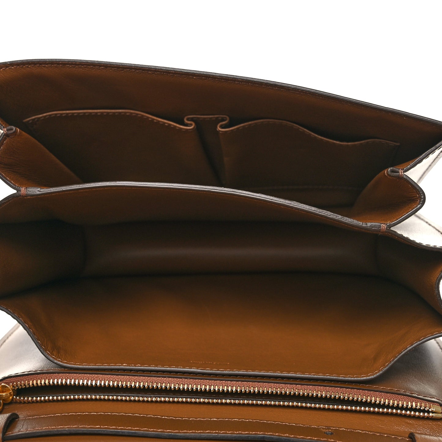 Box Calfskin Medium Classic Box Flap Bag Camel