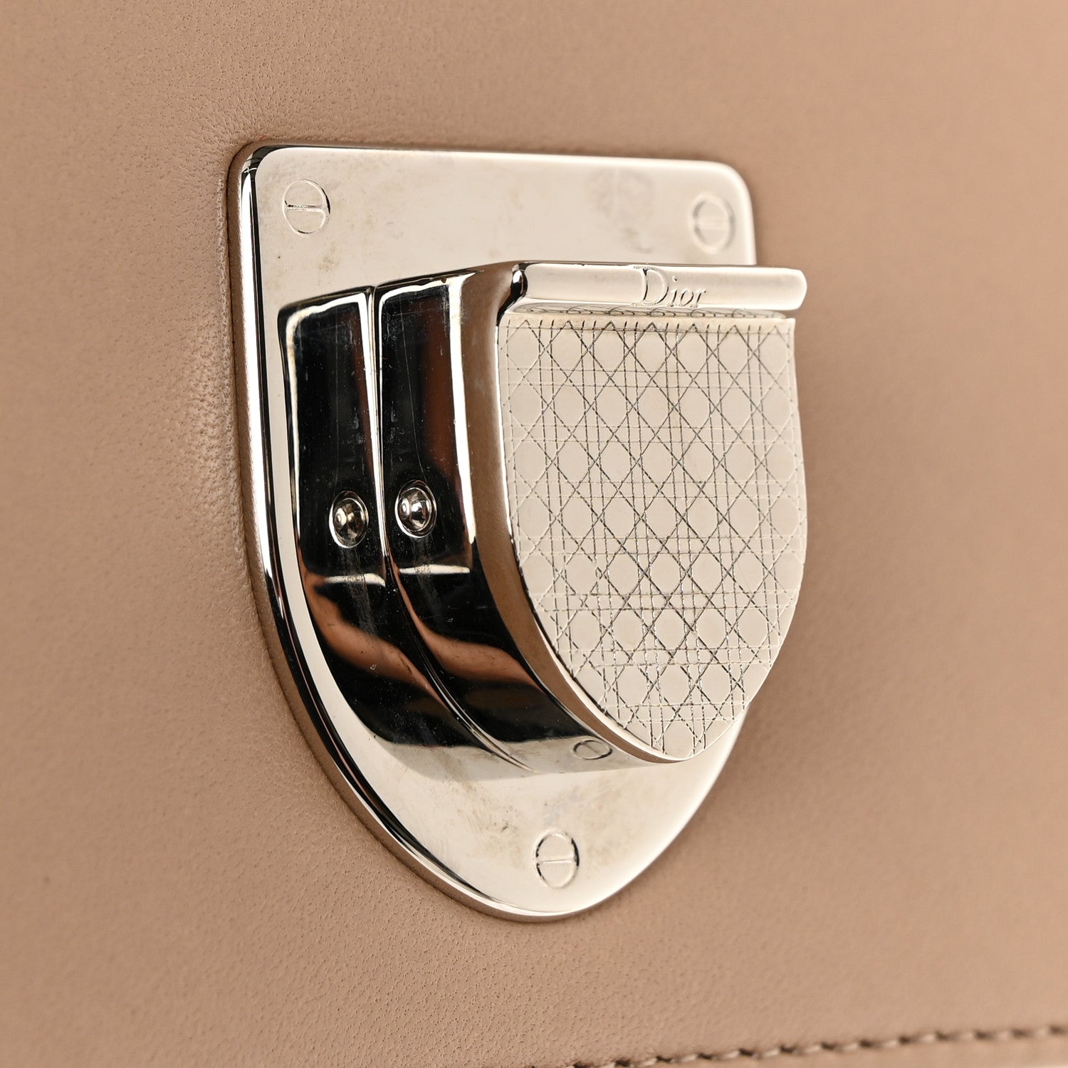 Christian Dior Lambskin Medium Diorama Flap Bag Nude 12 of 12