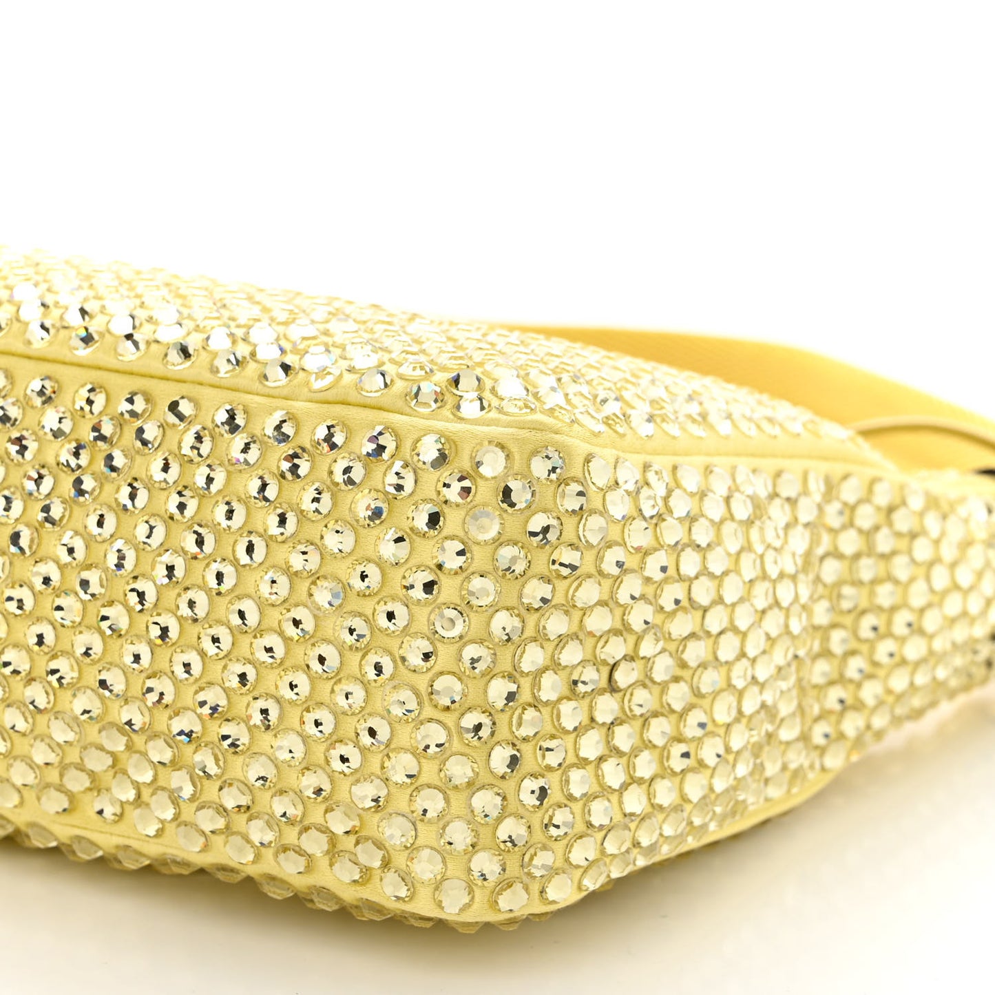 Satin Crystal Mini Re-Edition 2000 Bag Ananas