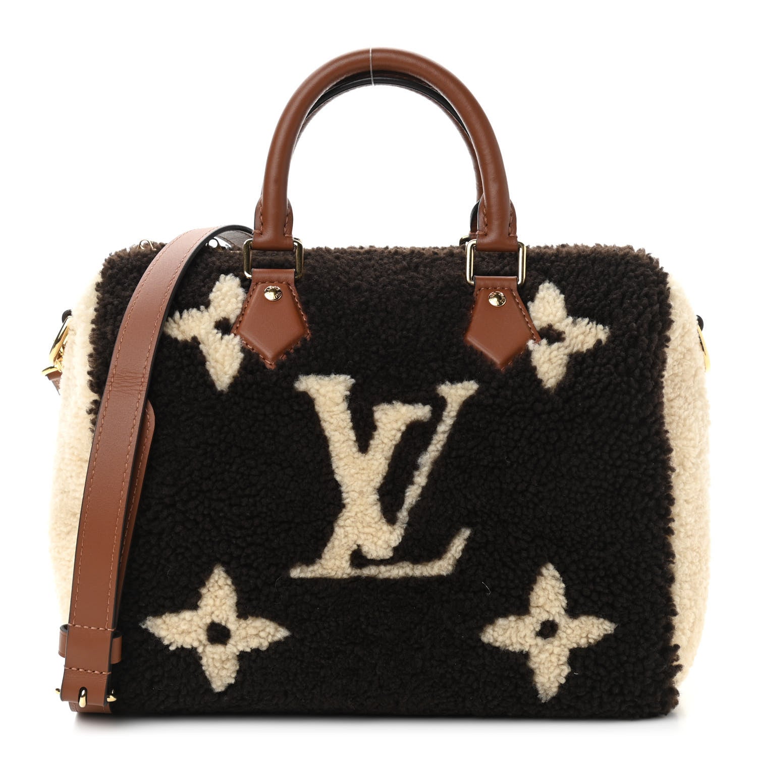 Louis Vuitton Monogram Teddy Speedy Bandouliere 25 1 of 11