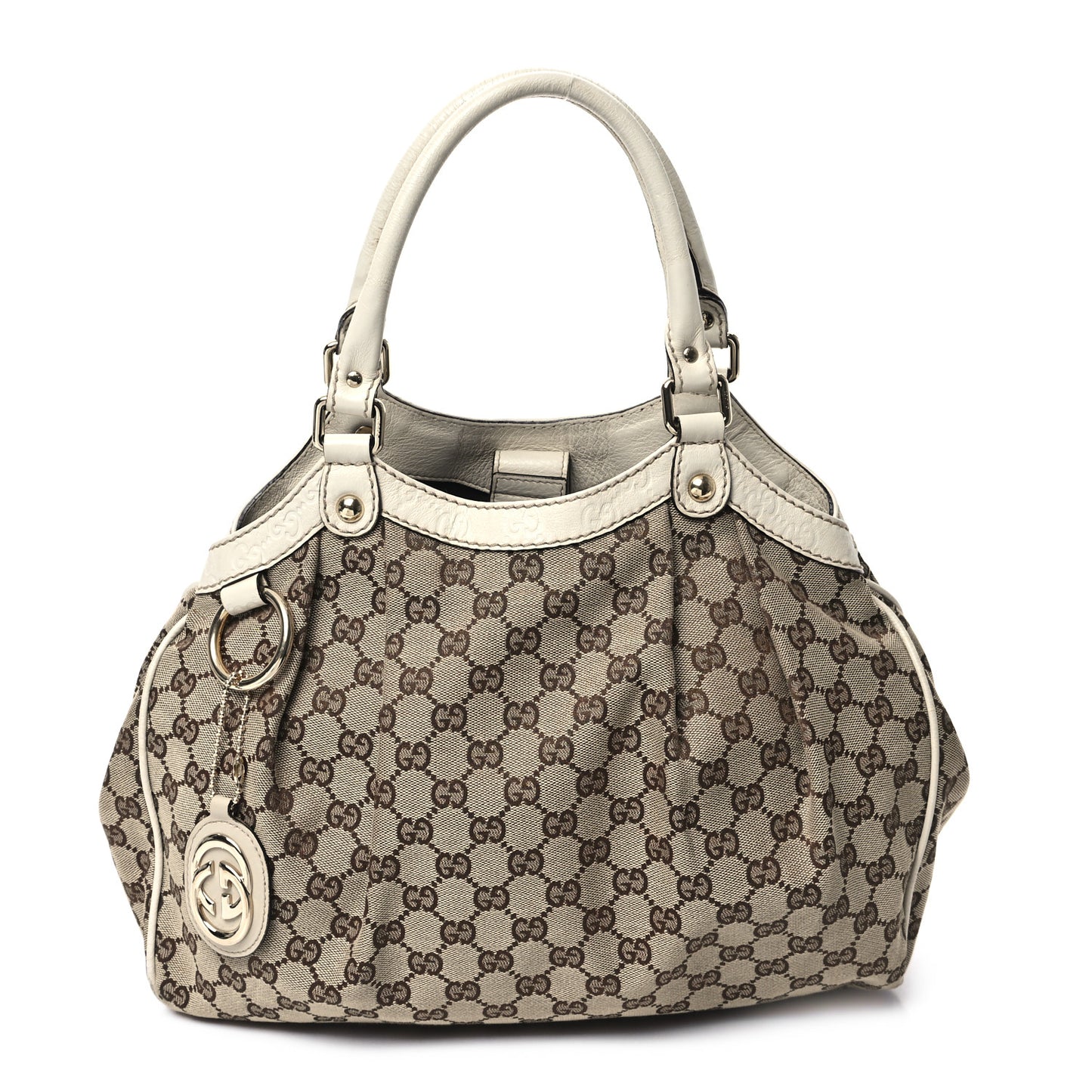 Monogram Medium Sukey Tote Off White