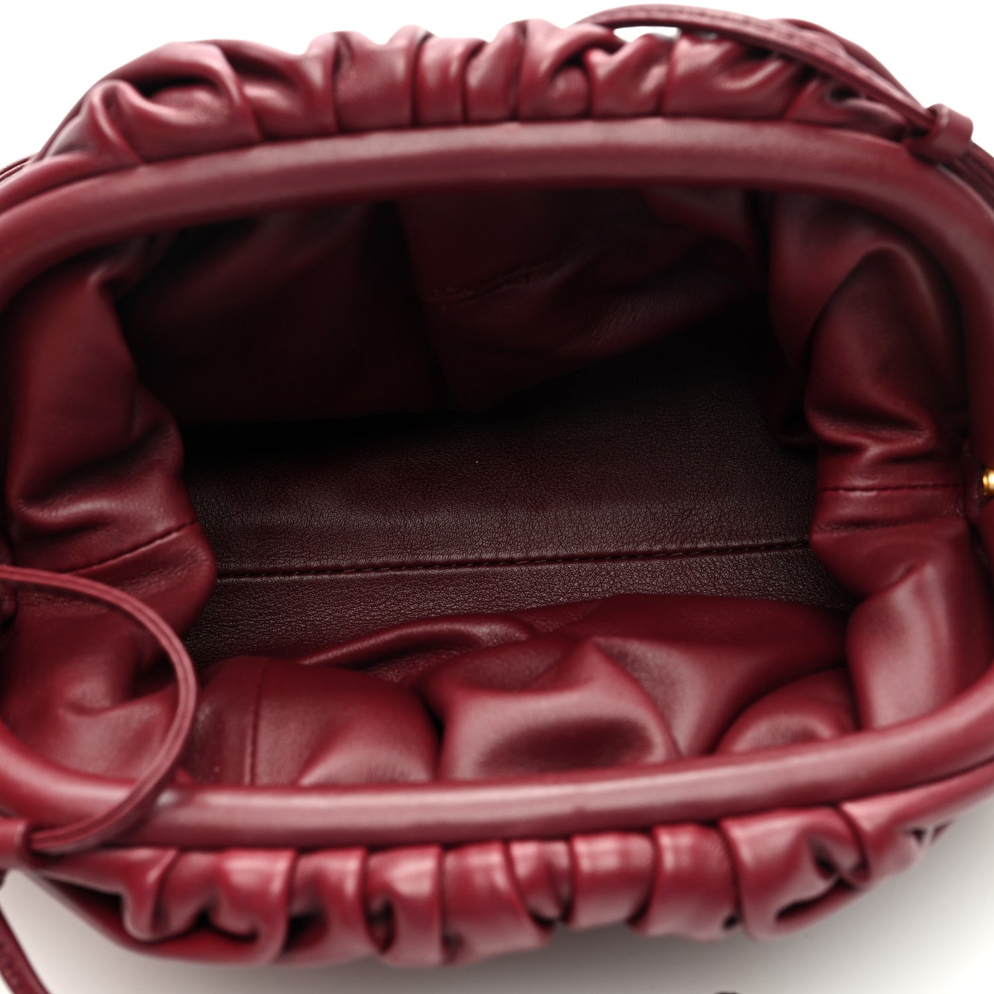 Butter Calfskin The Mini Pouch Bordeaux