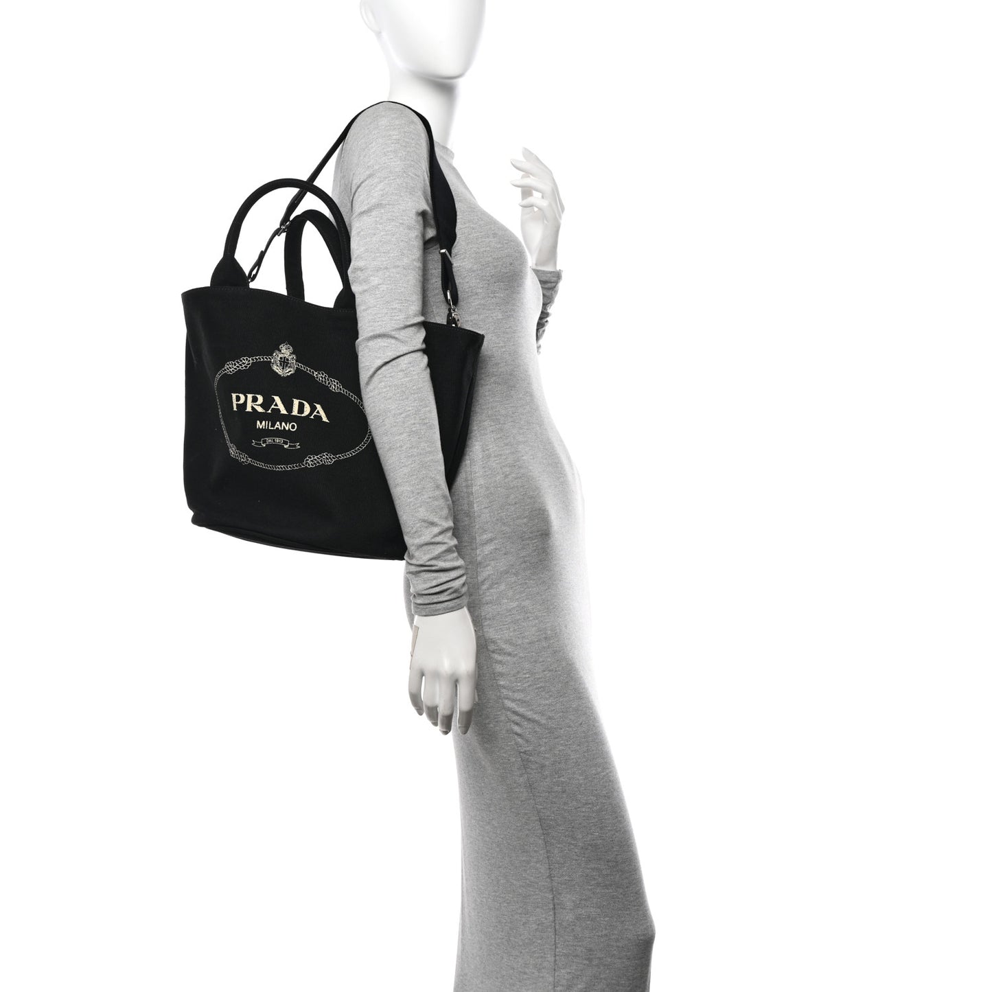 Canapa Small Shopping Tote Black