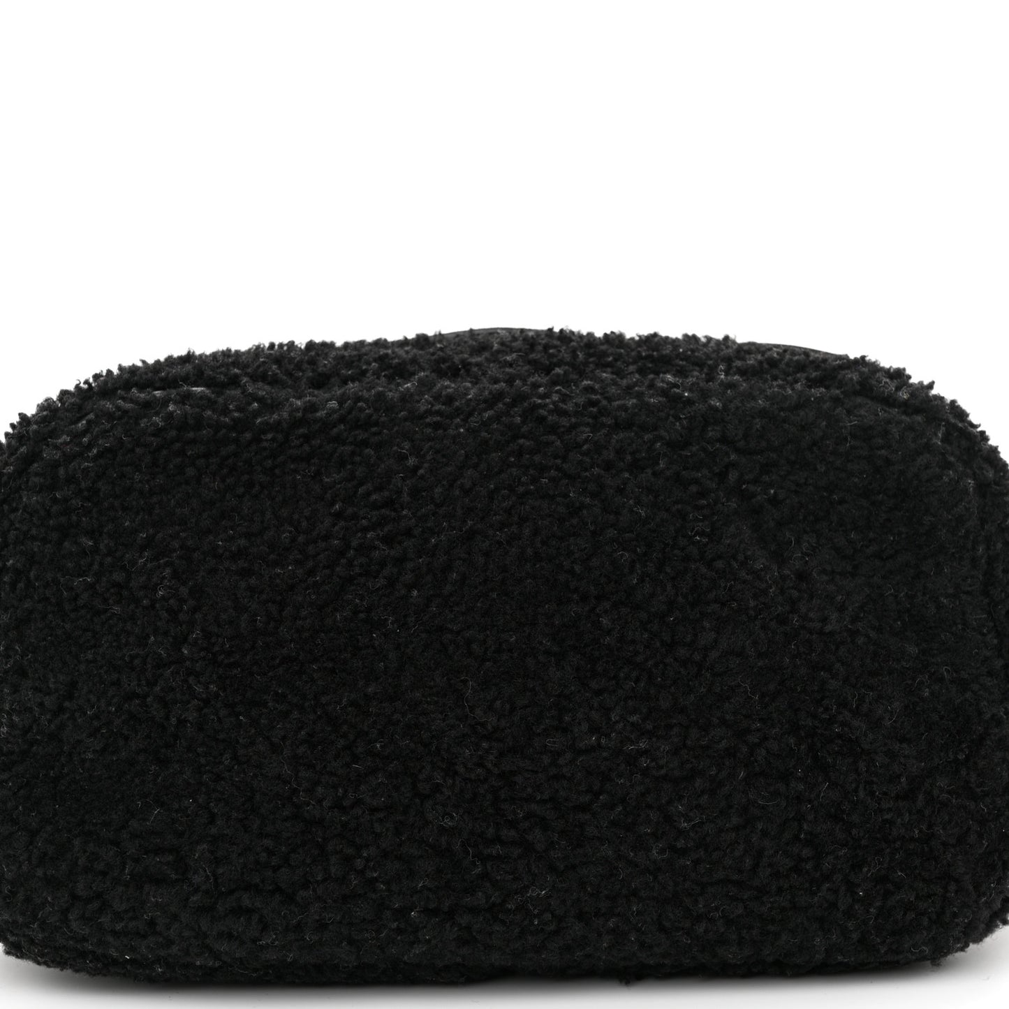 Shearling Calfskin Belt Bag Black