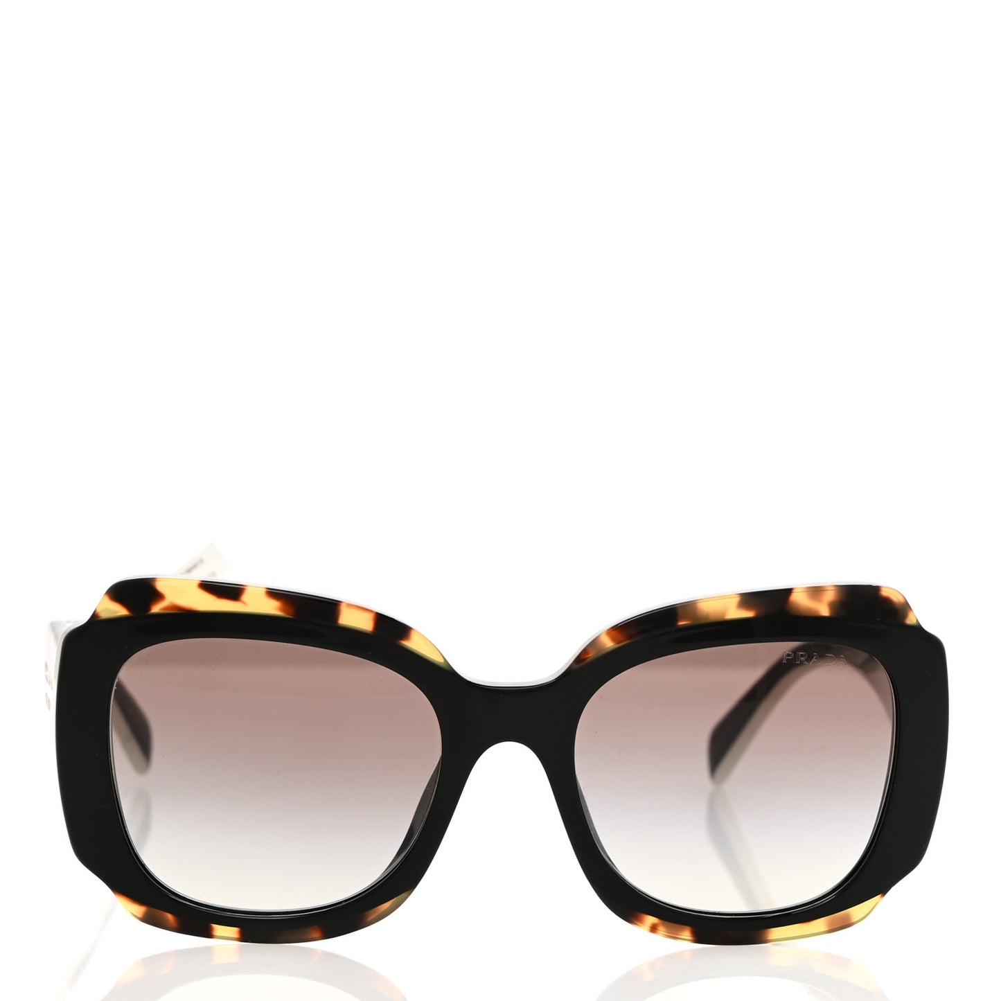 Acetate Square Sunglasses SPR 16Y Black Havana
