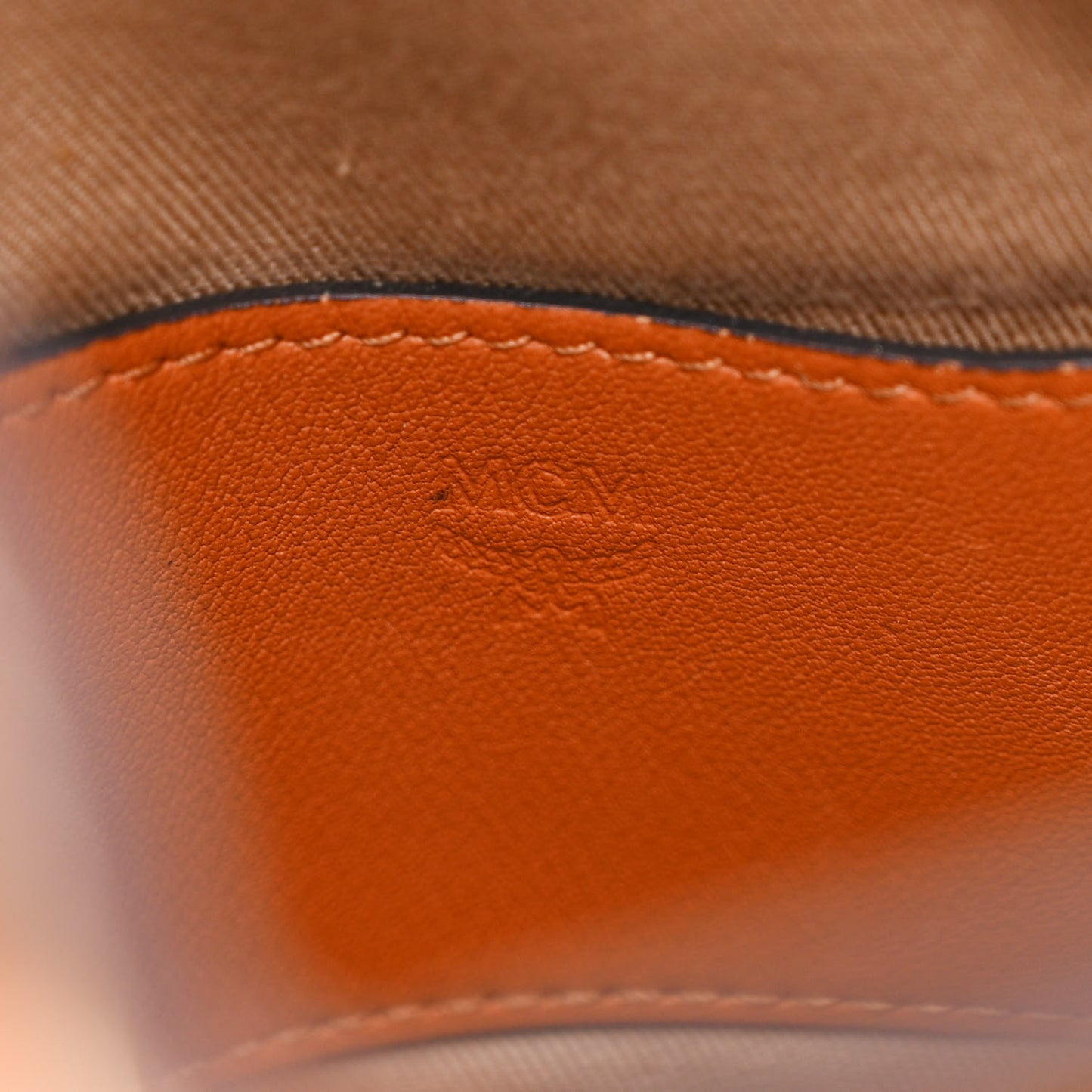 Visetos Berlin Mini Drawstring Bucket Bag Cognac