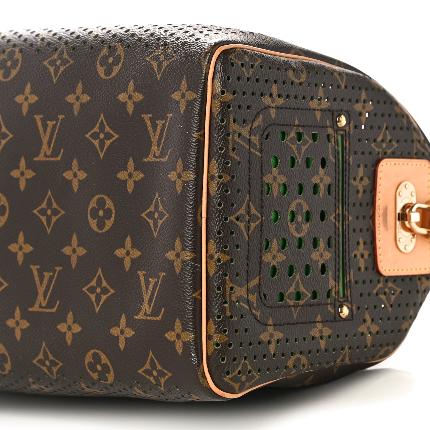Monogram Perforated Speedy 30 Green