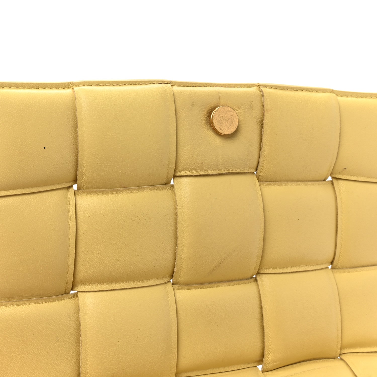 Bottega Veneta Lambskin Maxi Intreccio Padded Chain Cassette Crossbody Bag Corn 12 of 17