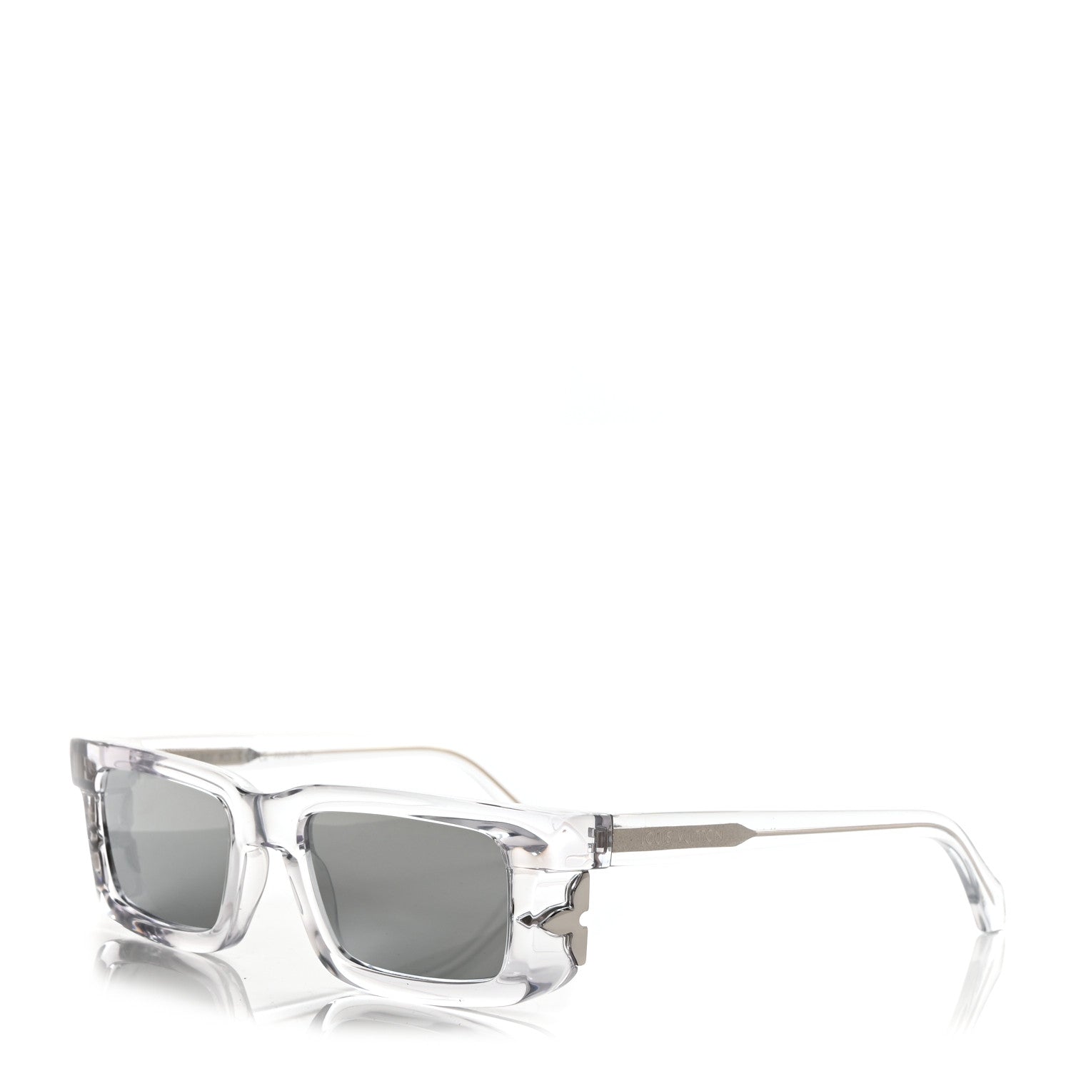 Louis Vuitton Acetate LV Venice Square Sunglasses Z2186U Crystal