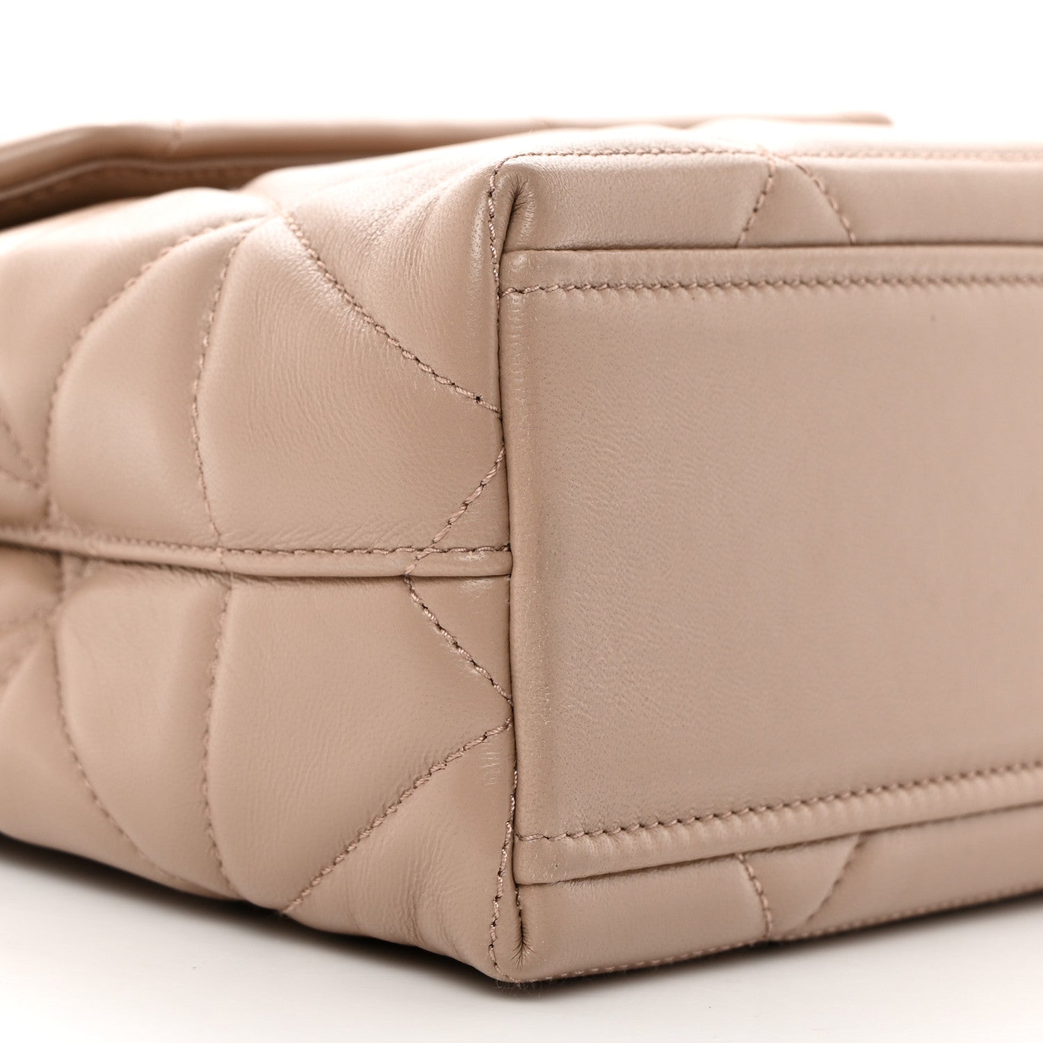 Prada Nappa Triangle Stitched Large Spectrum Bag Cipria 9 of 10