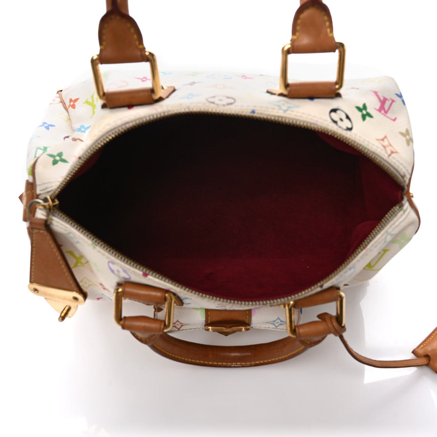 Monogram Multicolor Speedy 30 White