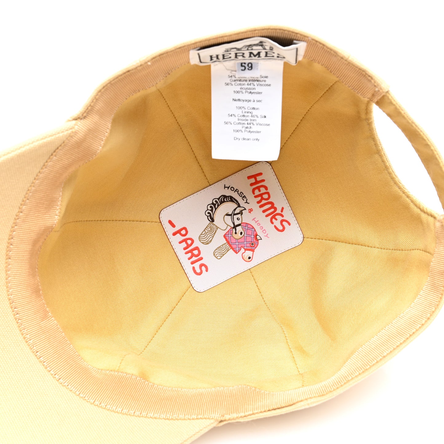 Cotton Canvas Serena Seashell Cap 59 Bege Albatre