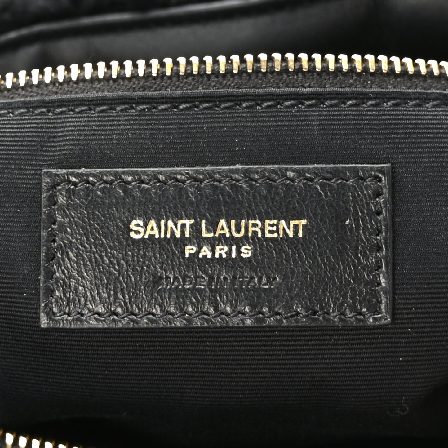 Shearling Y Quilted Monogram Medium Loulou Chain Satchel Black