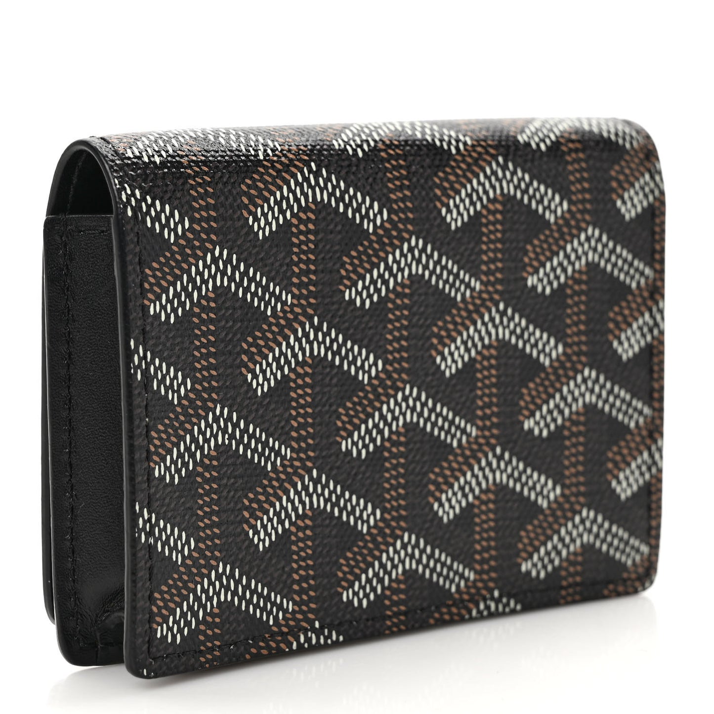Goyardine Business Card Holder Black