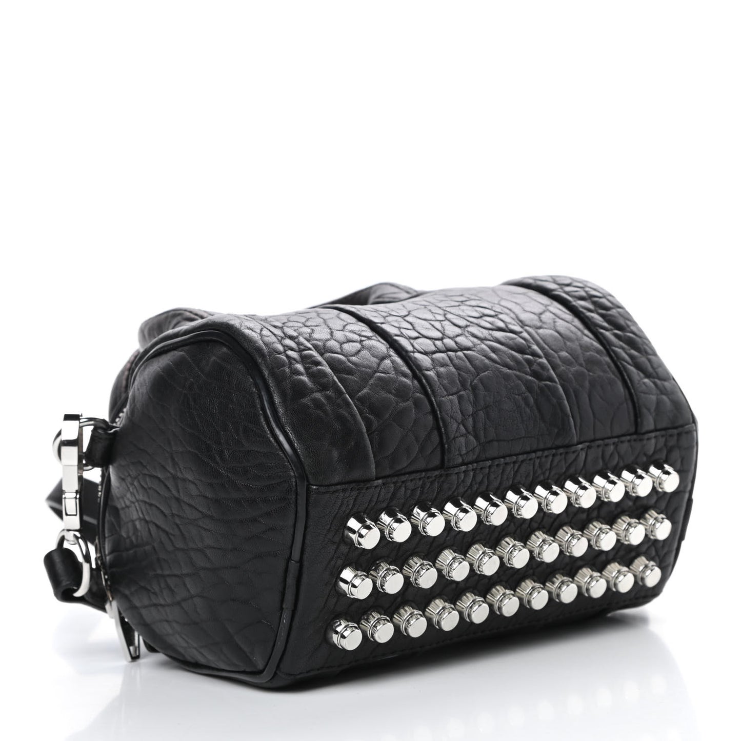 Pebbled Lambskin Mini Rockie Black Rhodium Hardware