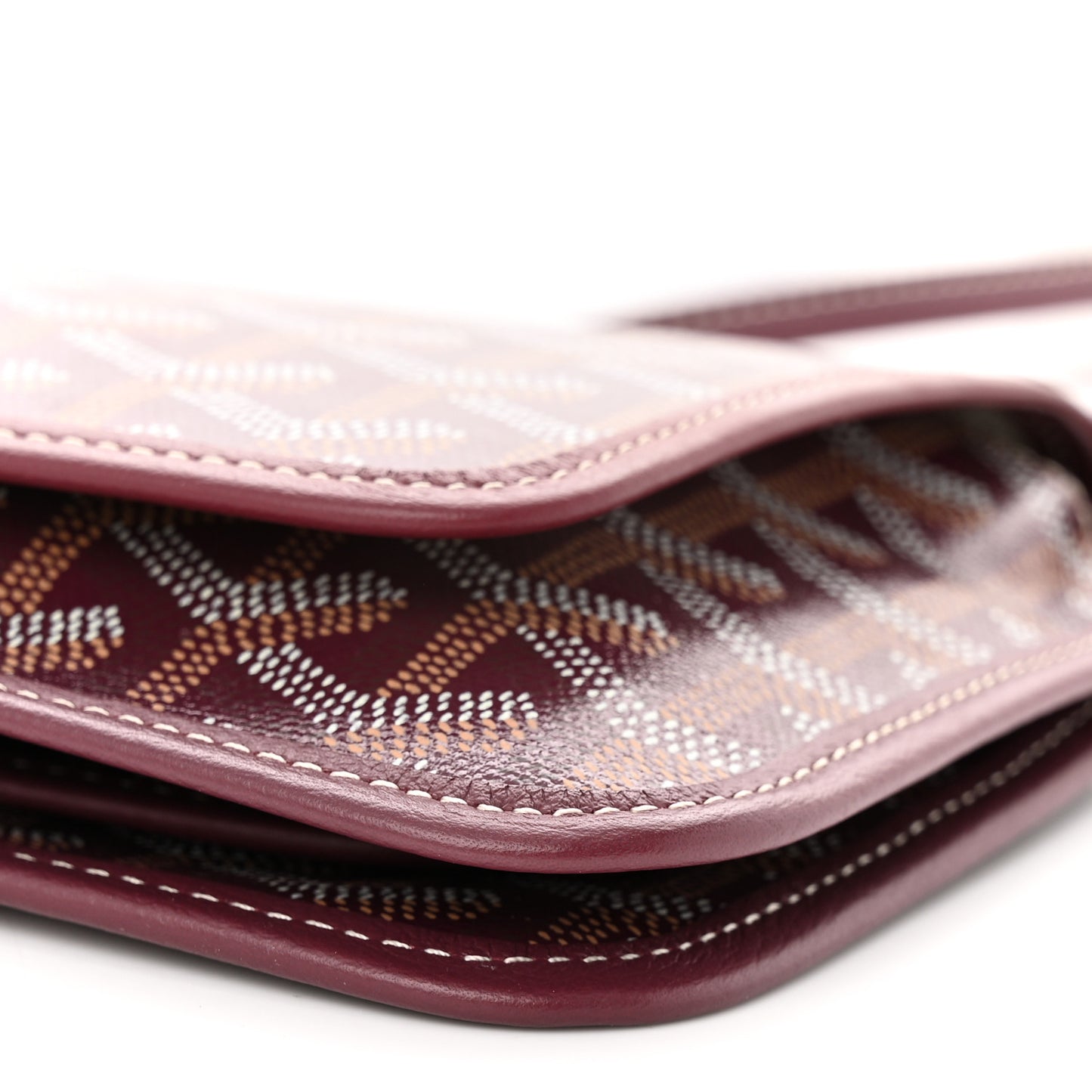 Goyardine Plumet Wallet Clutch Burgundy