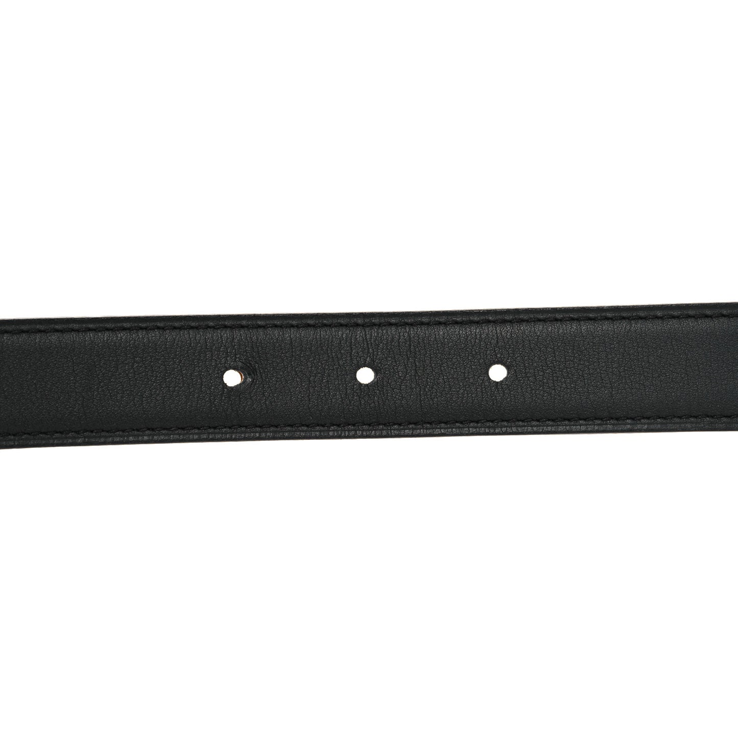 Swift Epsom 24mm Gamma Gourmette Belt 75 Black Gold