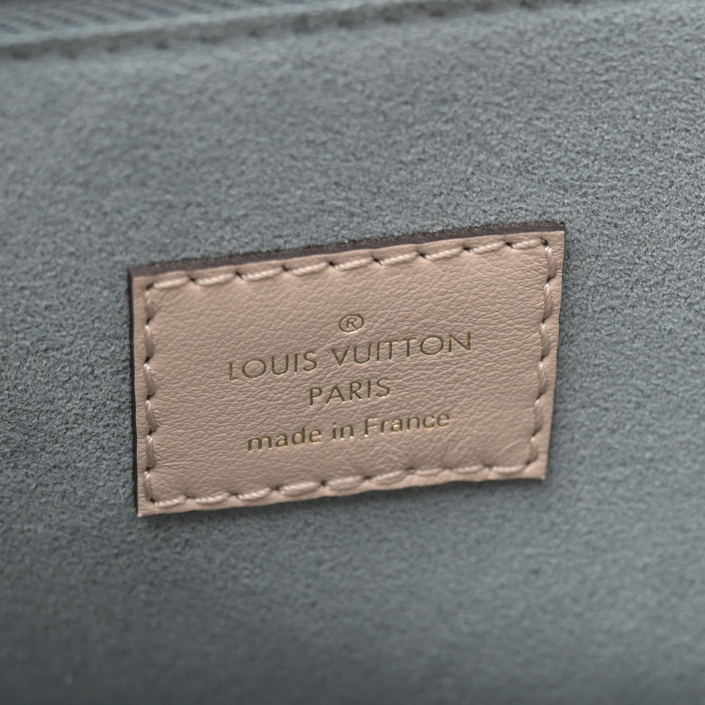 Calfskin Monogram On My Side MM Greige