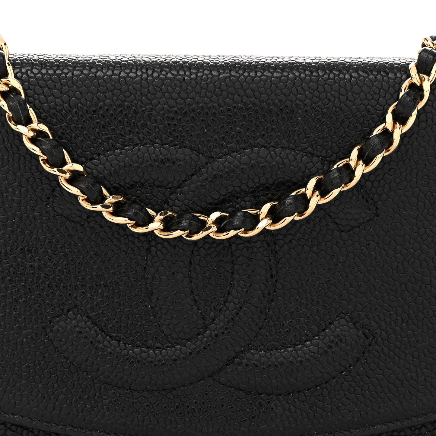 Caviar Timeless CC Wallet on Chain WOC Black