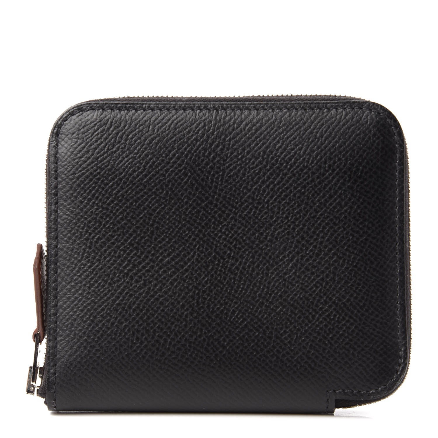 Hermes Epsom Silk'in Compact Wallet Black 1 of 11