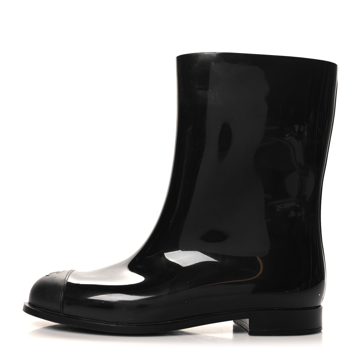 Chanel Rubber Rain Boots 40 Black 1650694 – FASHIONPHILE