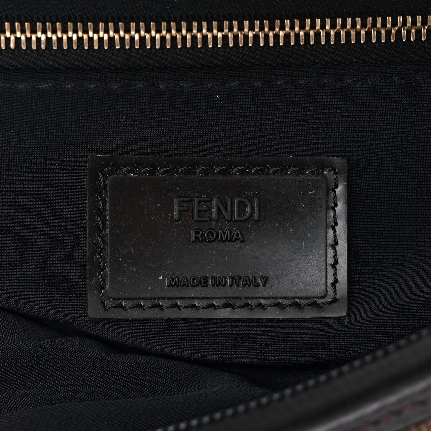 Vitello Century Maglia Pattern Mix Belt Bag Havana