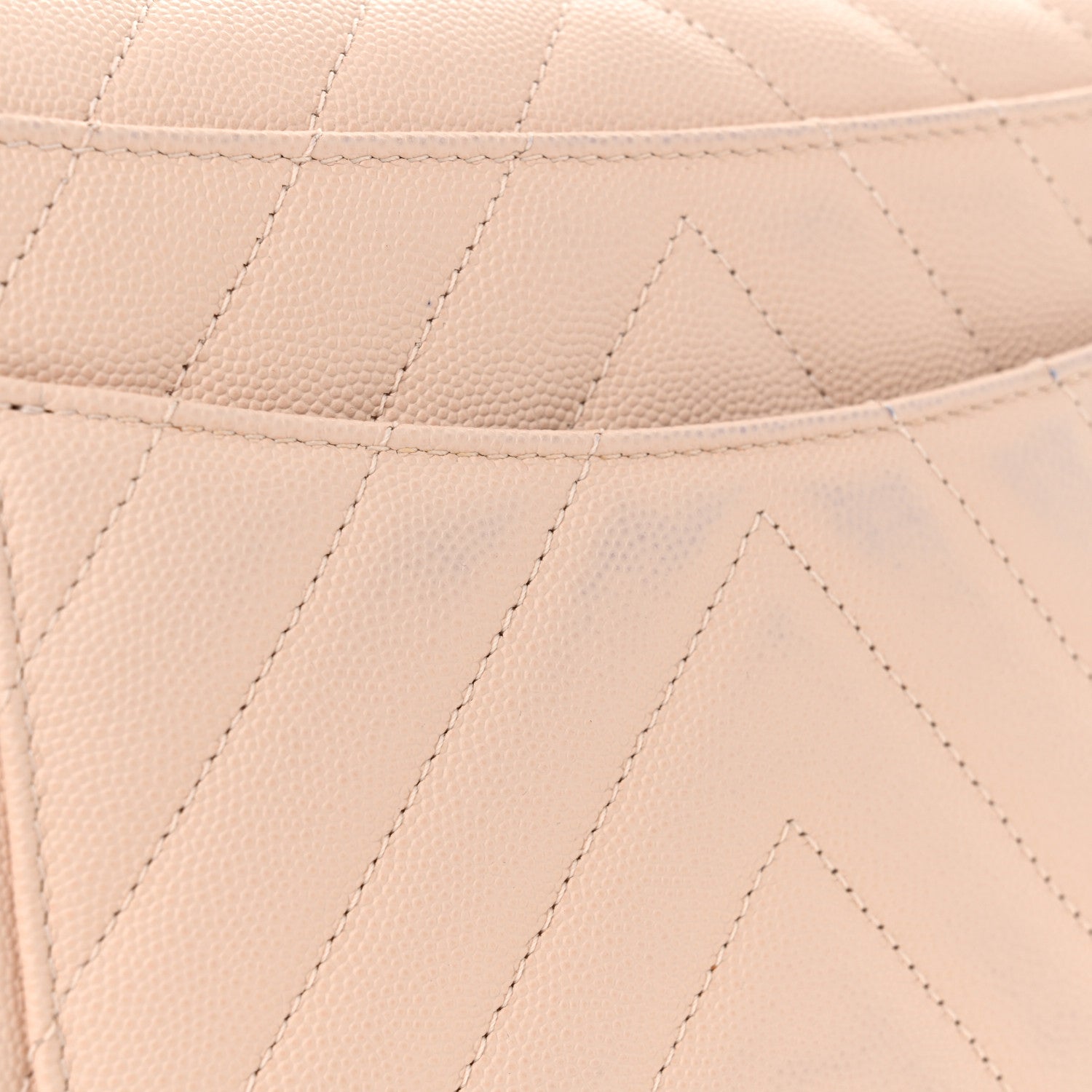 Chanel Lizard Embossed Caviar Chevron Quilted Small Coco Handle Flap Beige 11 of 12