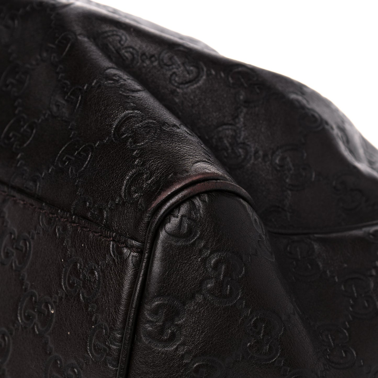 Guccissima Medium Sukey Tote Chocolate