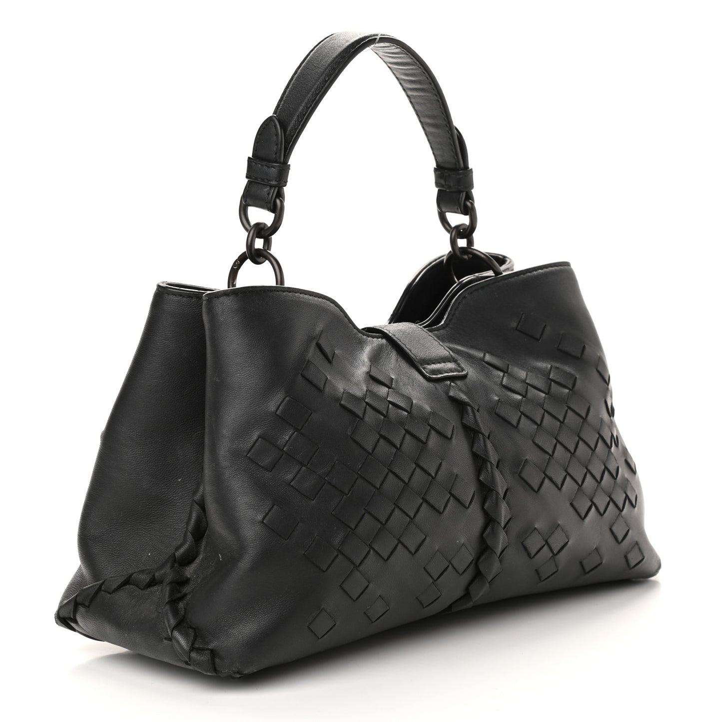 Nappa Intrecciato Tote Black