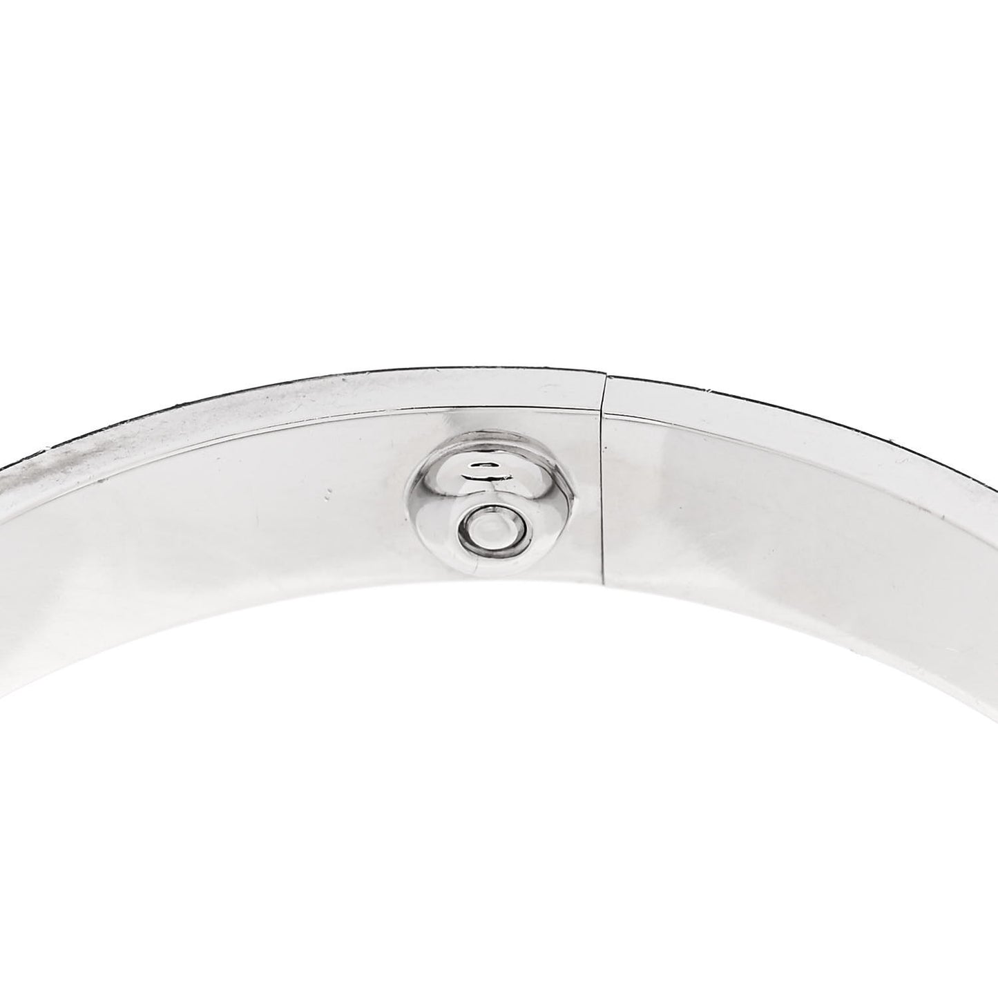 18K White Gold LOVE Bracelet 16