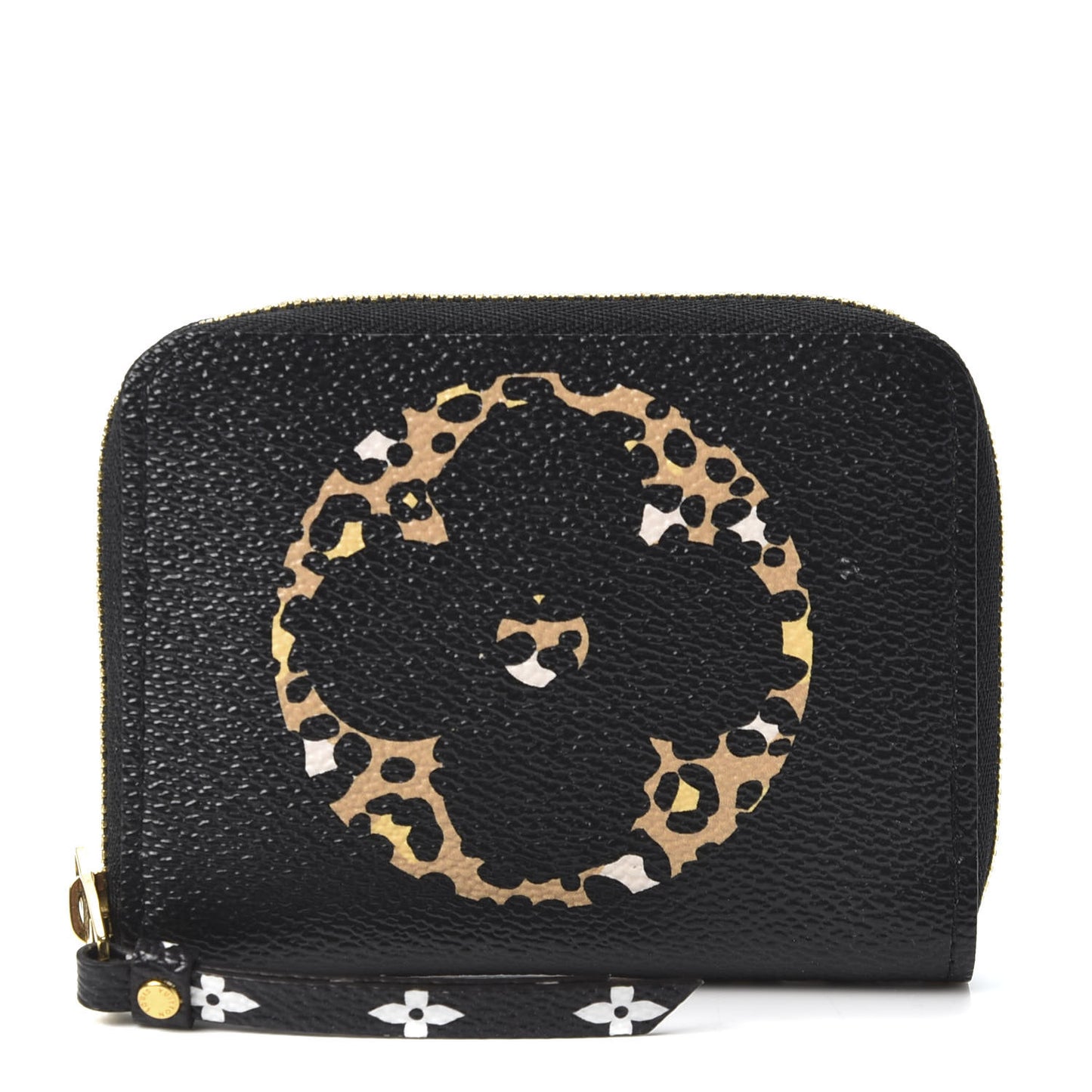 Monogram Giant Jungle Zippy Coin Purse Black