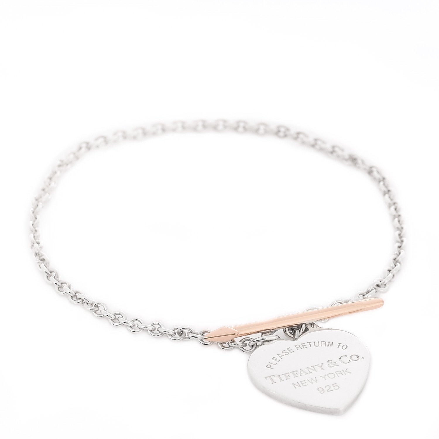 Tiffany Sterling Silver 18K Rose Gold Return to Tiffany Lovestruck