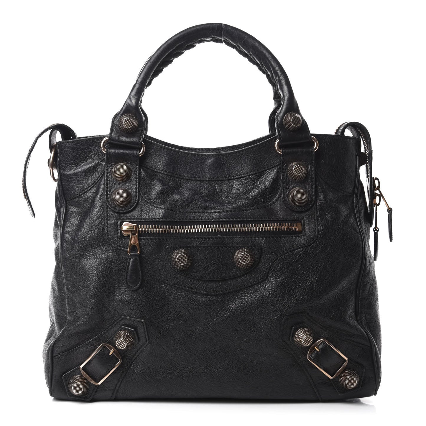 Agneau Giant 21 Rose Gold Hardware Velo Black