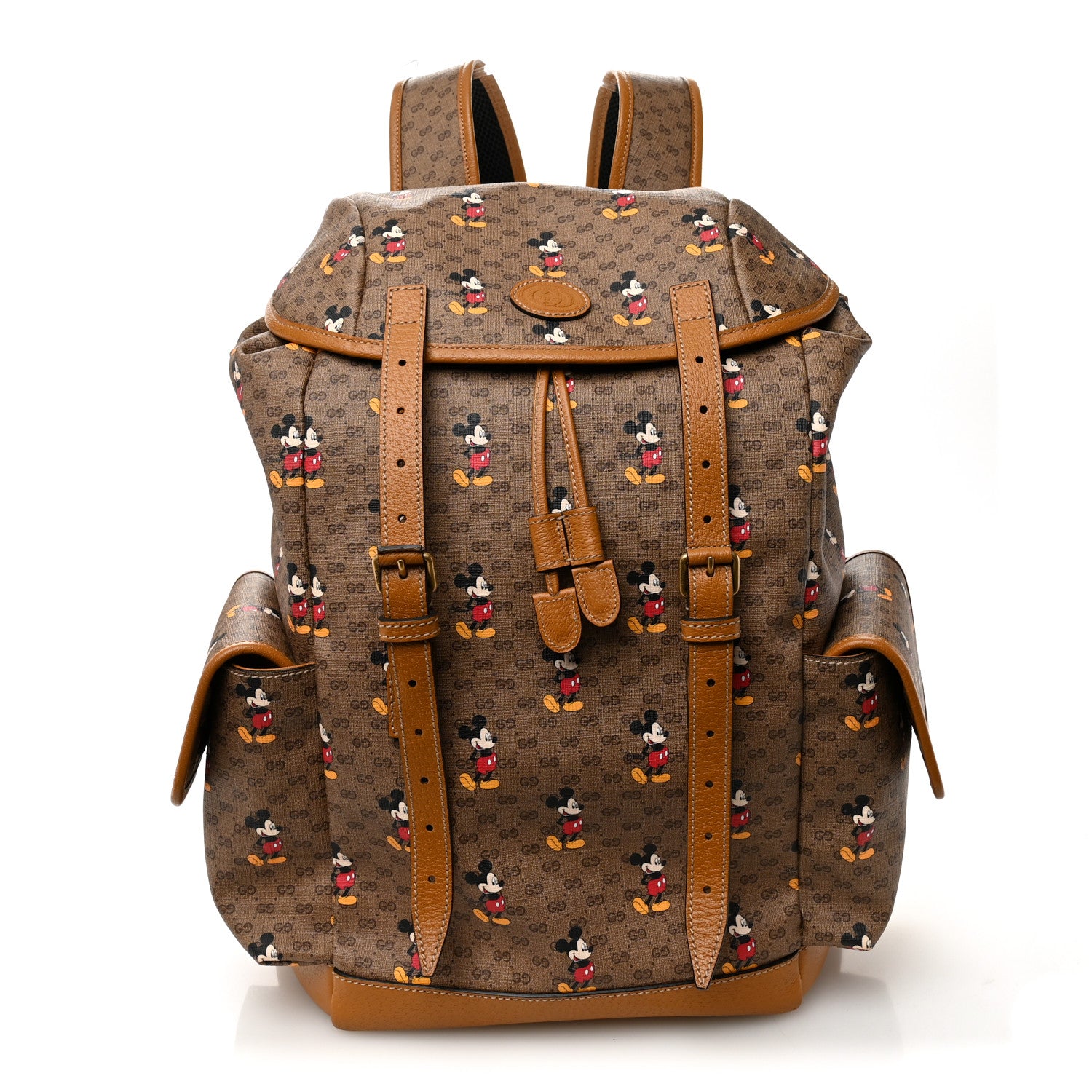 gucci mini backpack men Gucci X DISNEY Mini Vintage GG Supreme Monogram Mickey Mouse Medium Backpack Beige Vintage Sun Oil 1799235 – FASHIONPHILE
