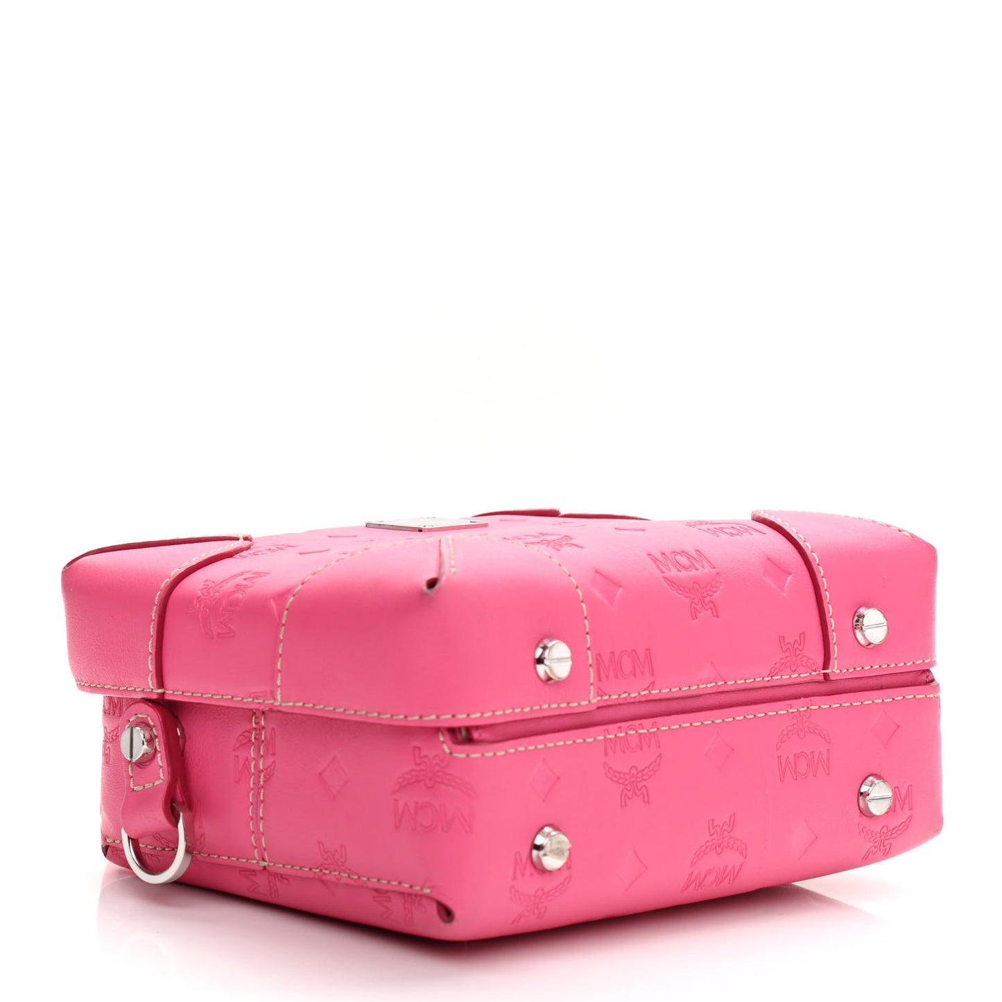 Calfskin Ottomar Monogram Small Berlin Crossbody Sugar Pink