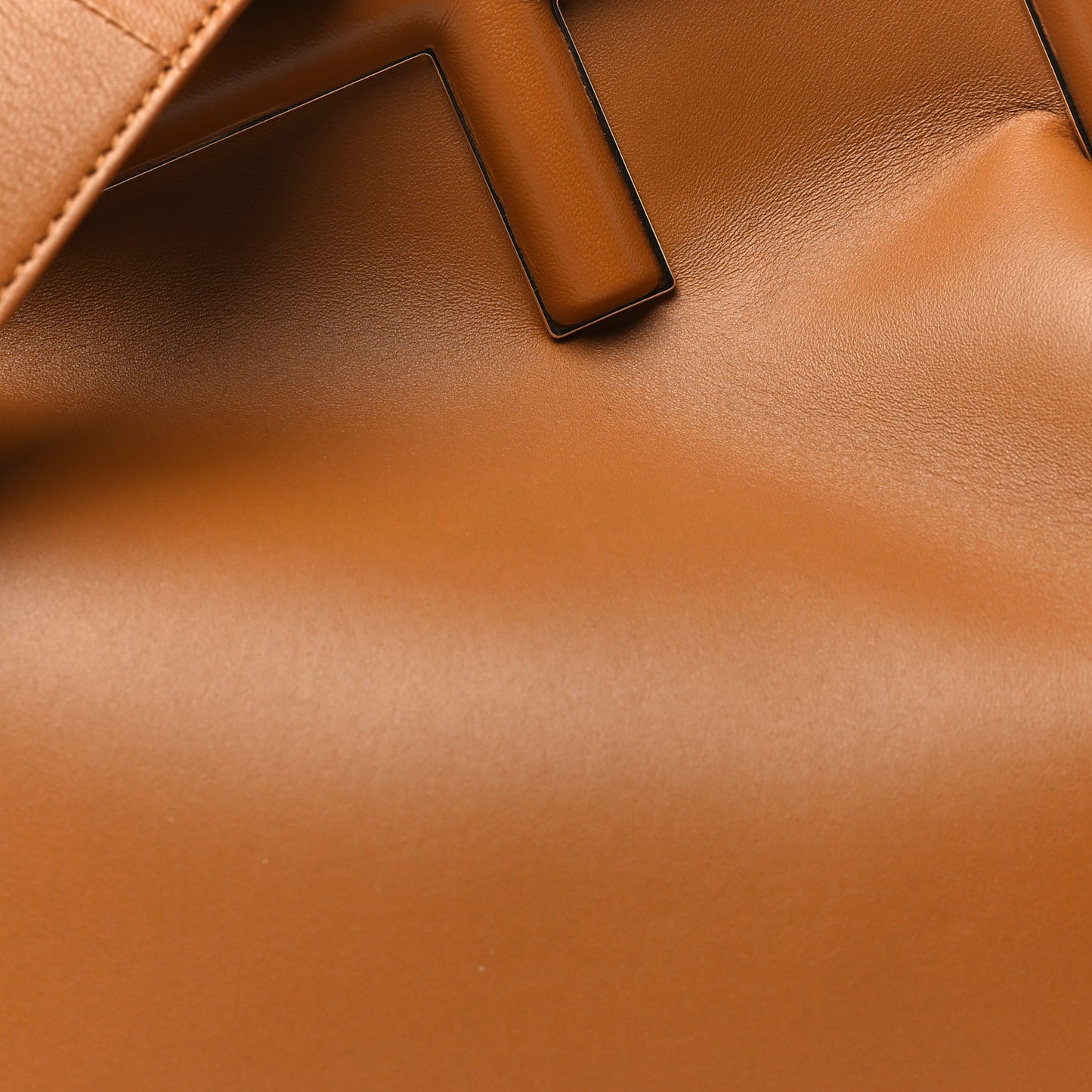 Shiny Nappa Medium Fendi First Caramello