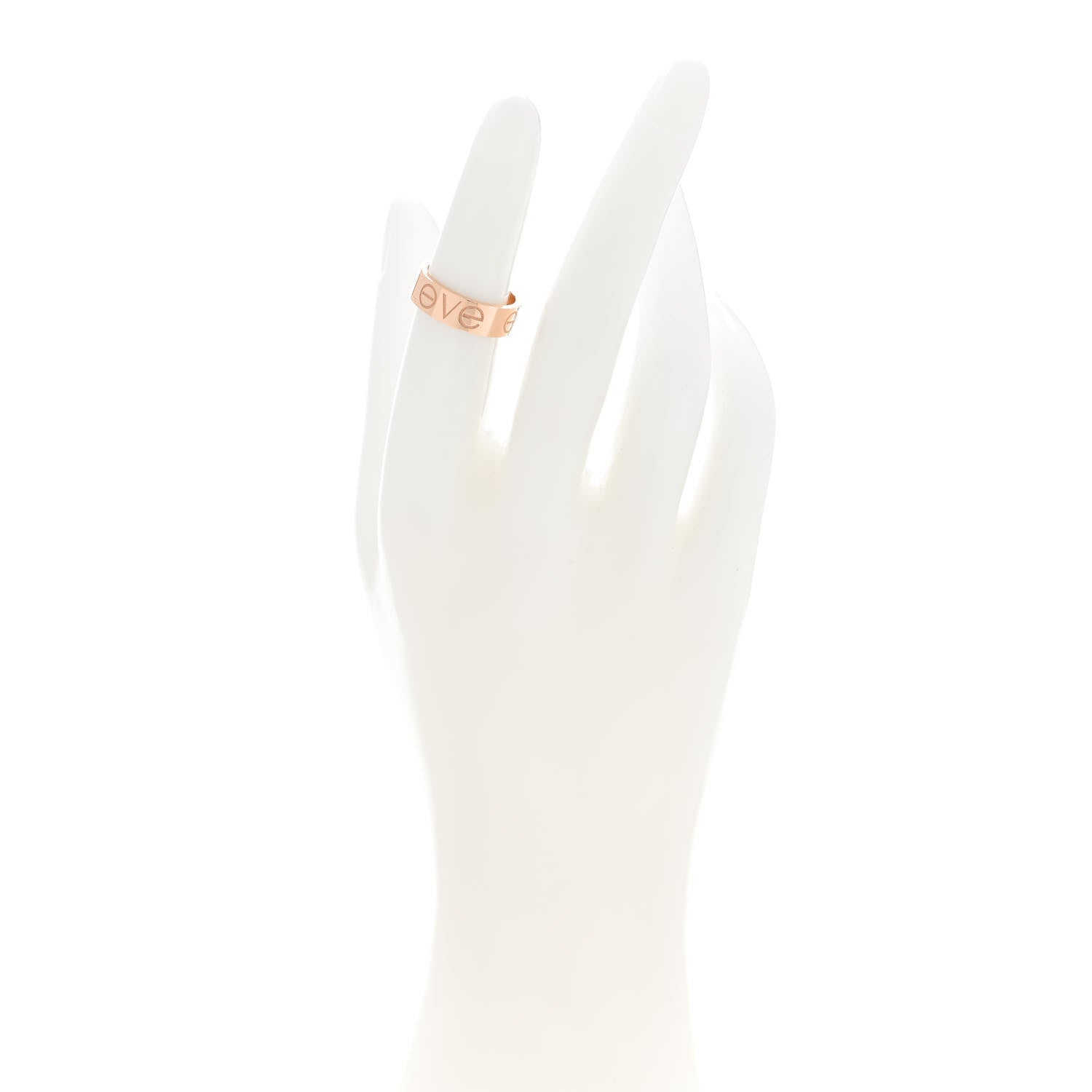Cartier 18K Pink Gold 5.5mm Engraved LOVE Ring 49 5 2 of 4