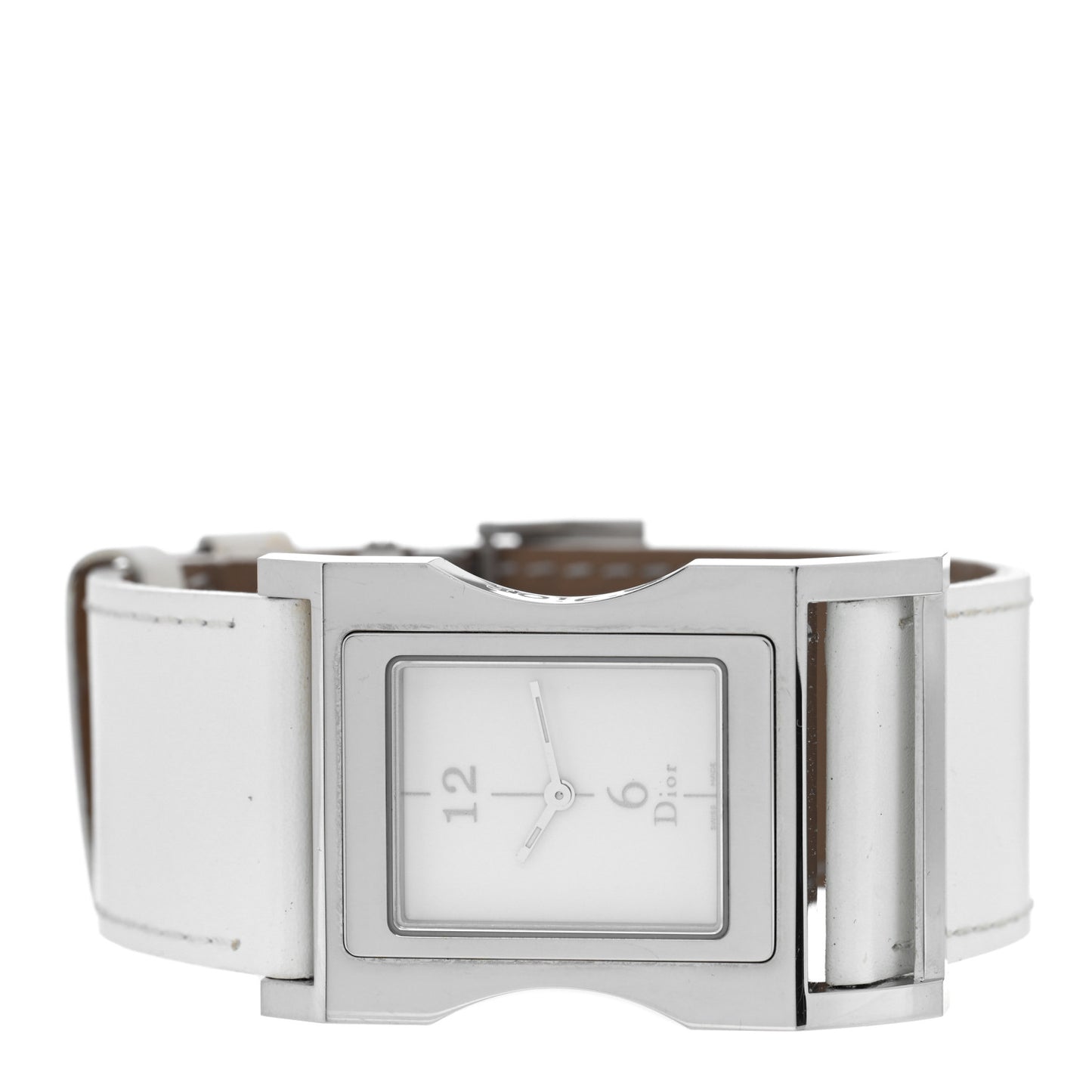 Stainless Steel Calfskin 30mm Chris 47 Quartz Watch White