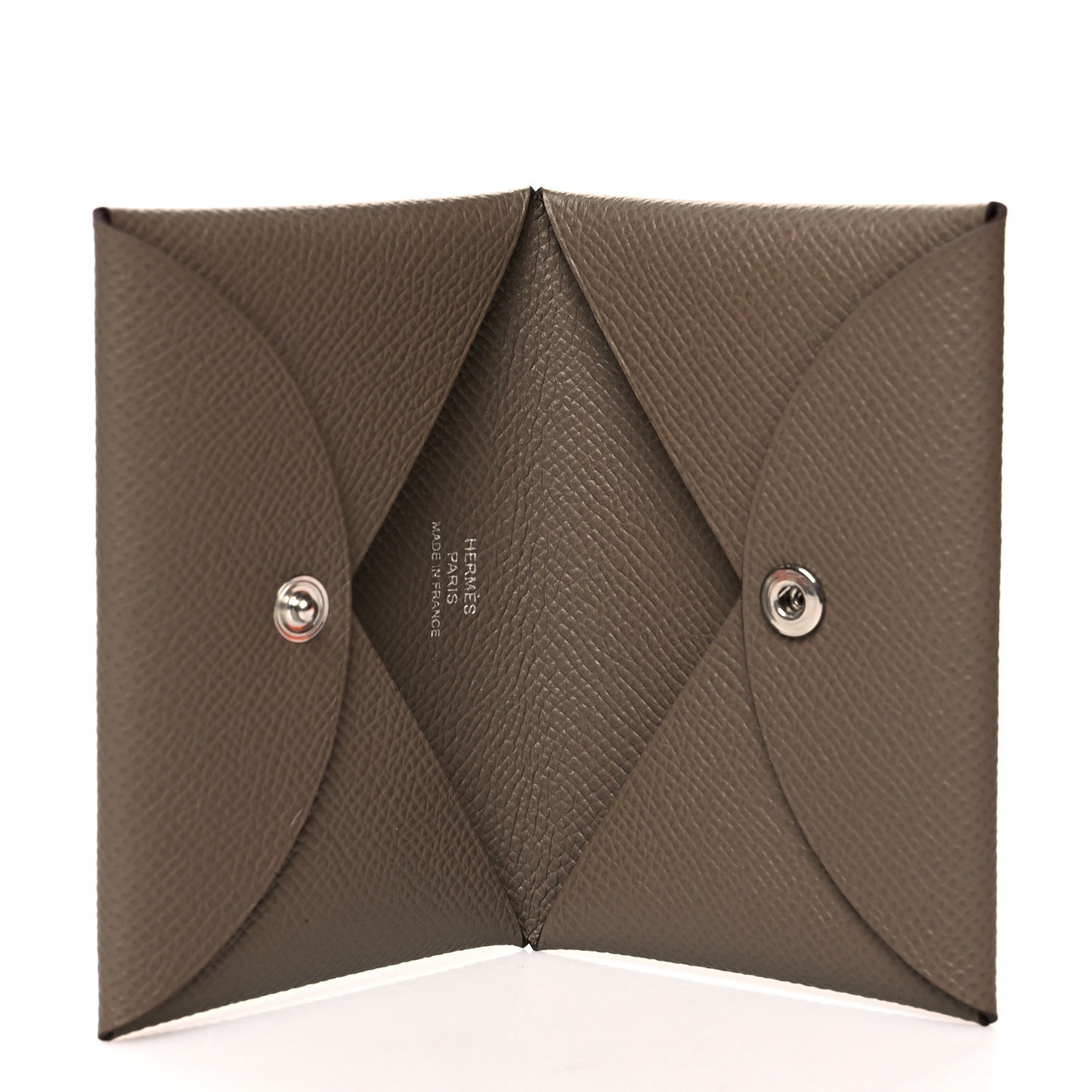 Epsom Calvi Card Case Etoupe