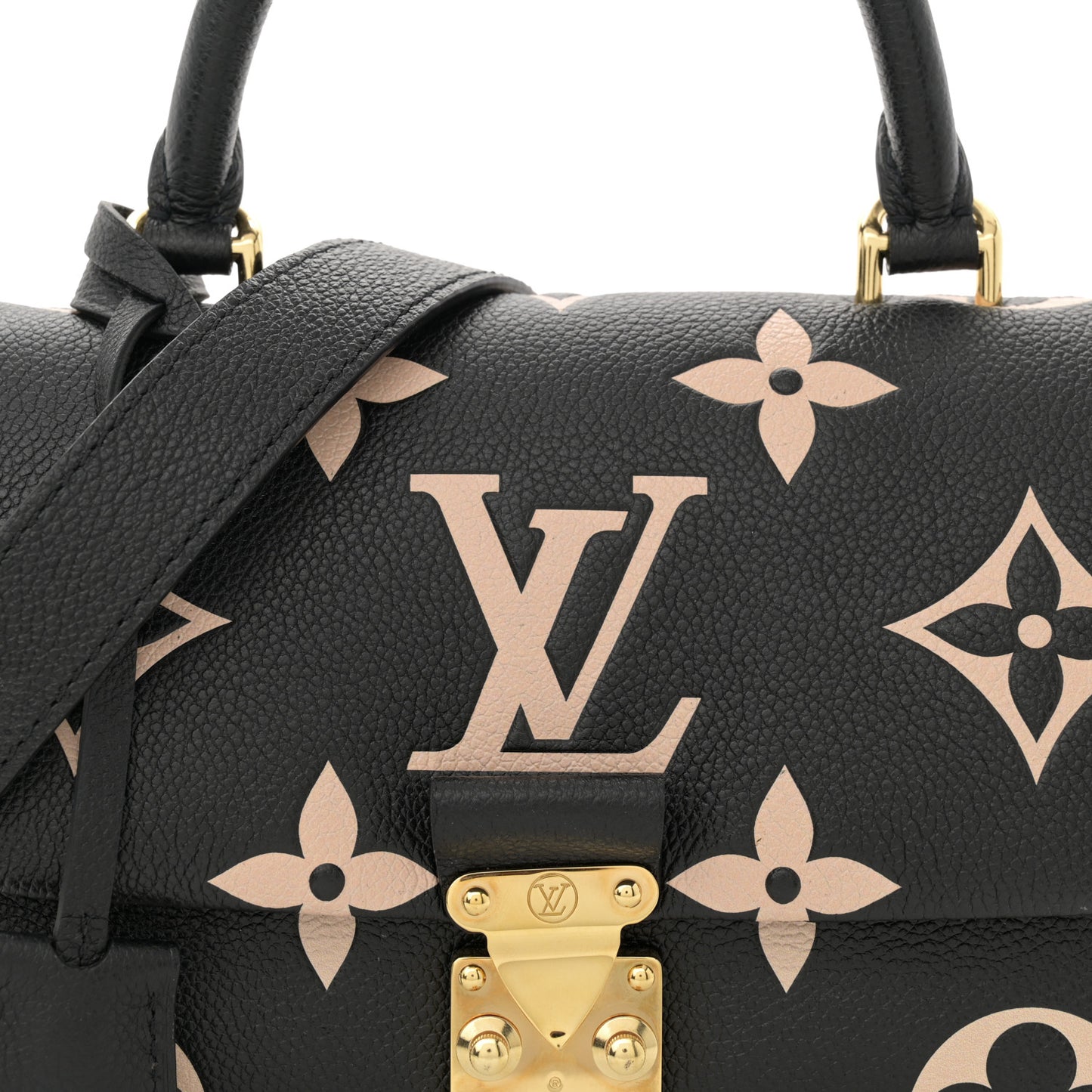 Empreinte Monogram Giant Madeleine BB Black Beige