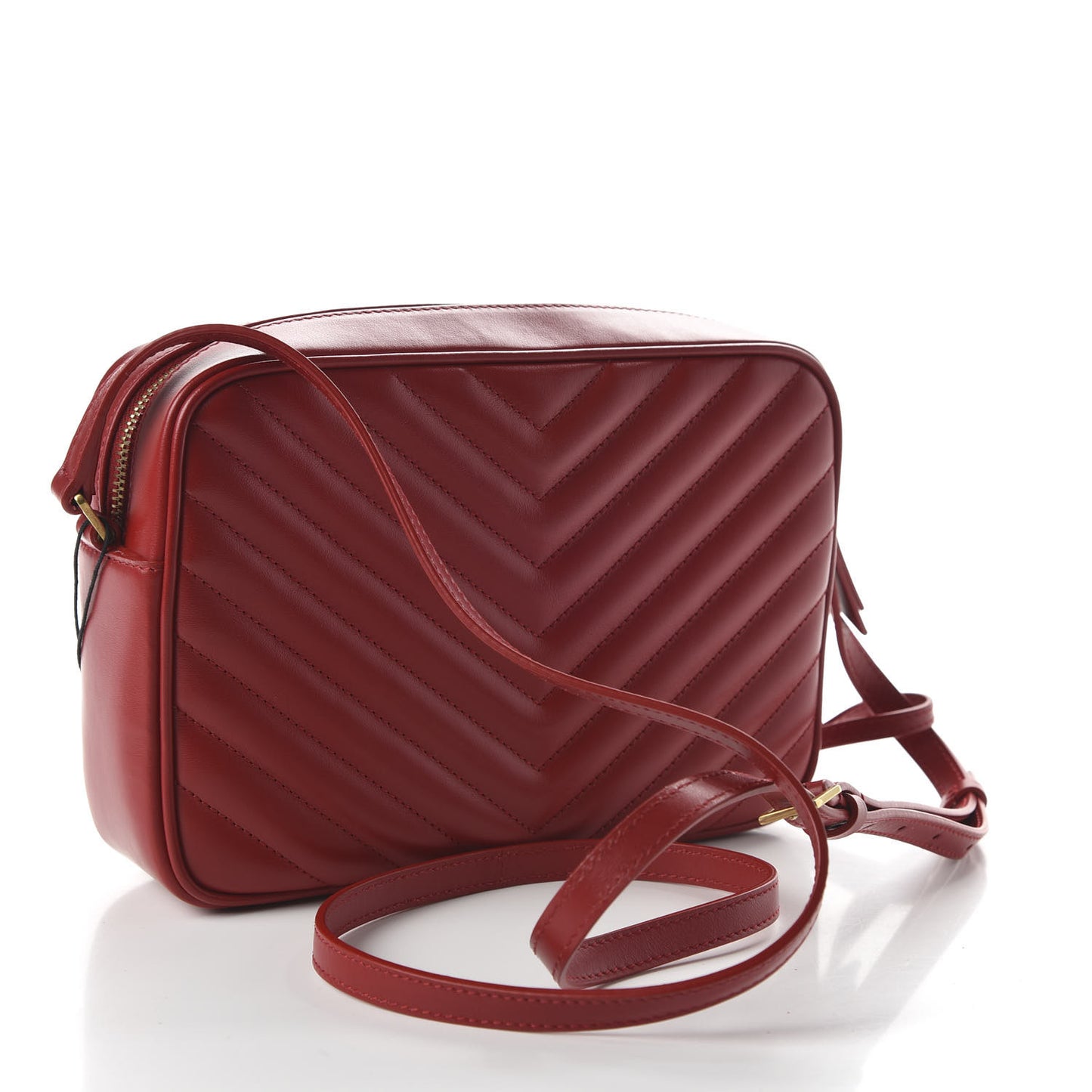 Calfskin Matelasse Monogram Lou Camera Bag Rouge Eros